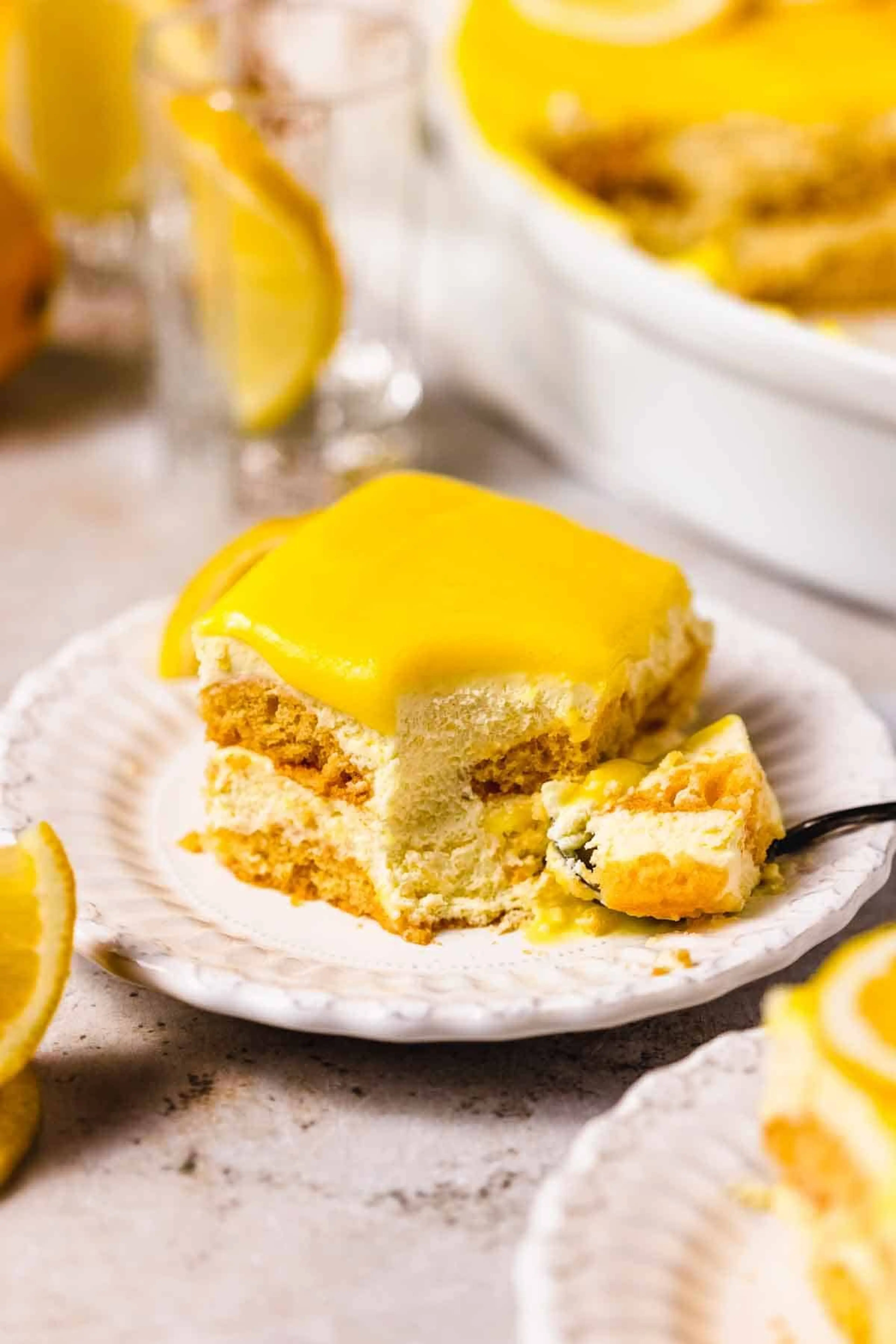 Lemon Tiramisu with Lemon Curd