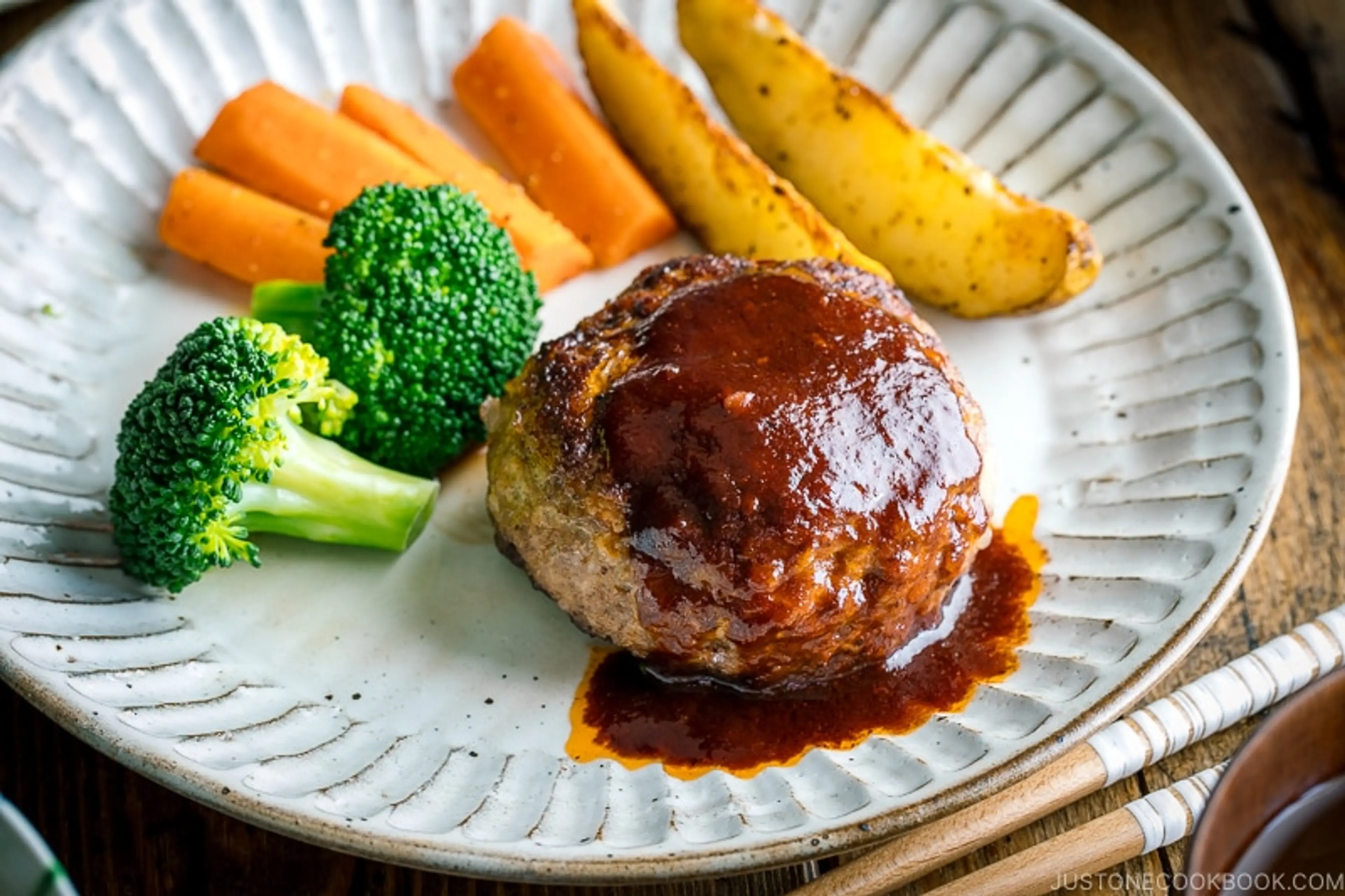 Japanese Hamburger Steak (Hambagu)