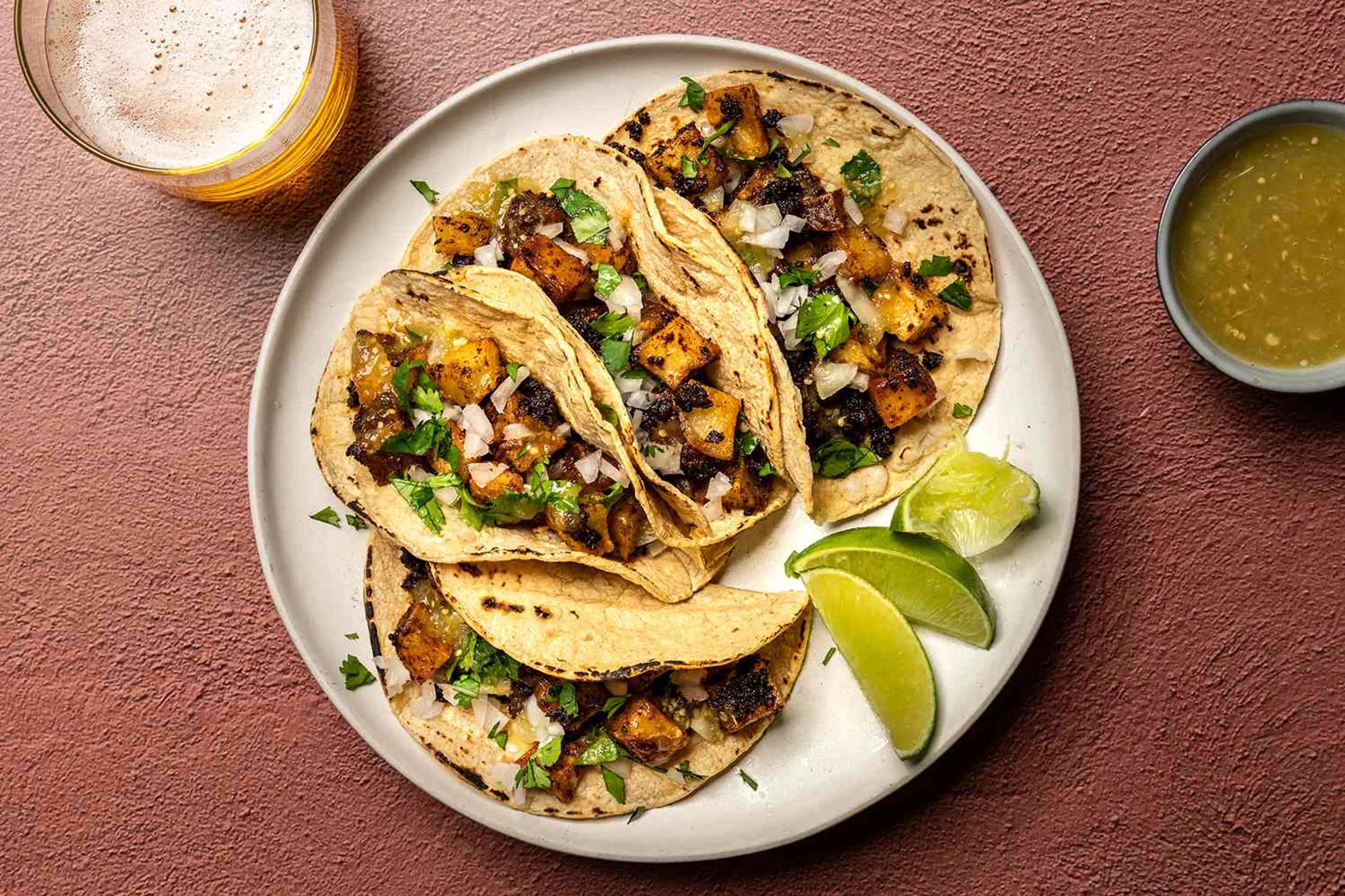 Crispy Potato and Chorizo Tacos Recipe