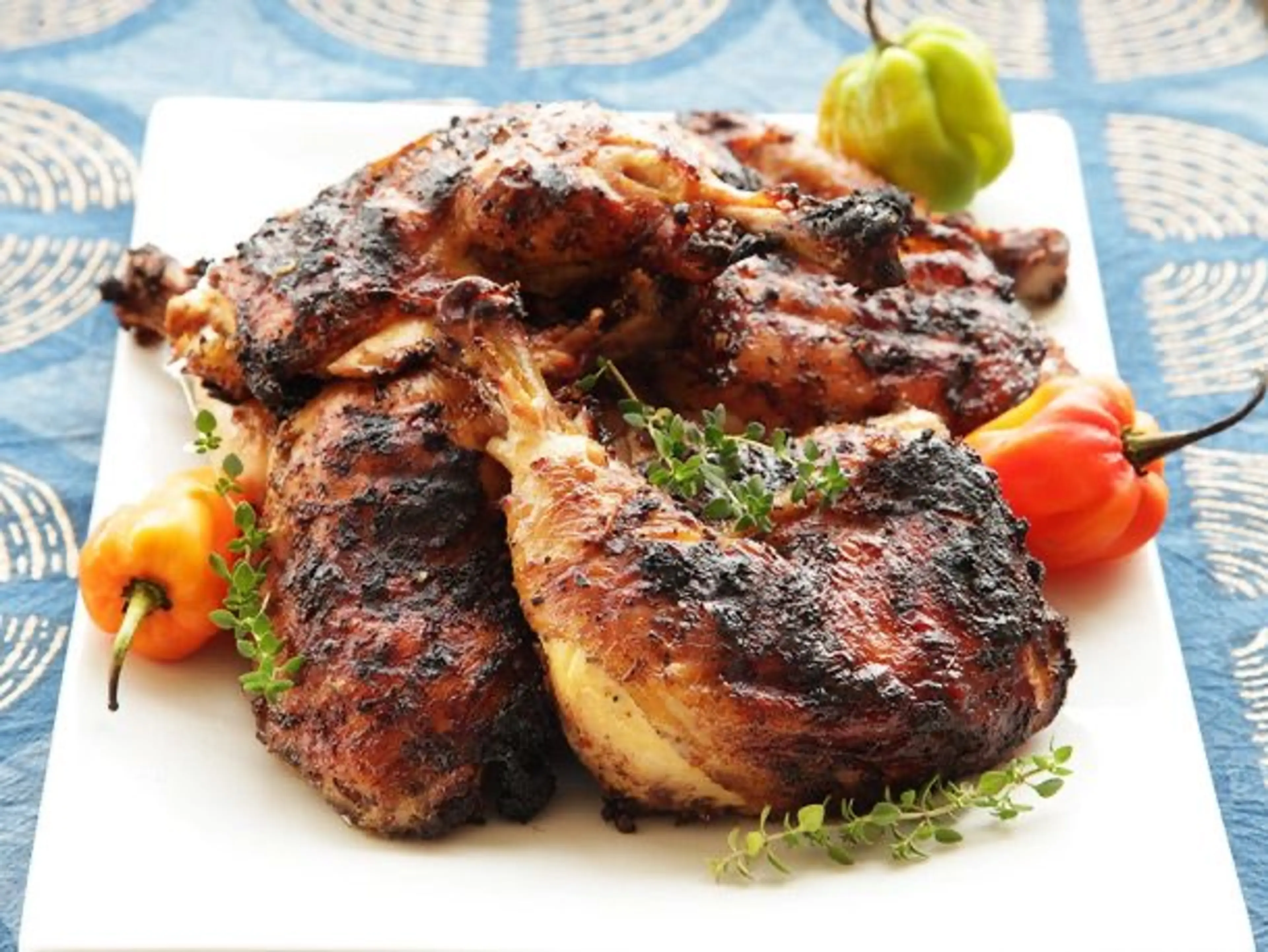 Spicy Grilled Jerk Chicken