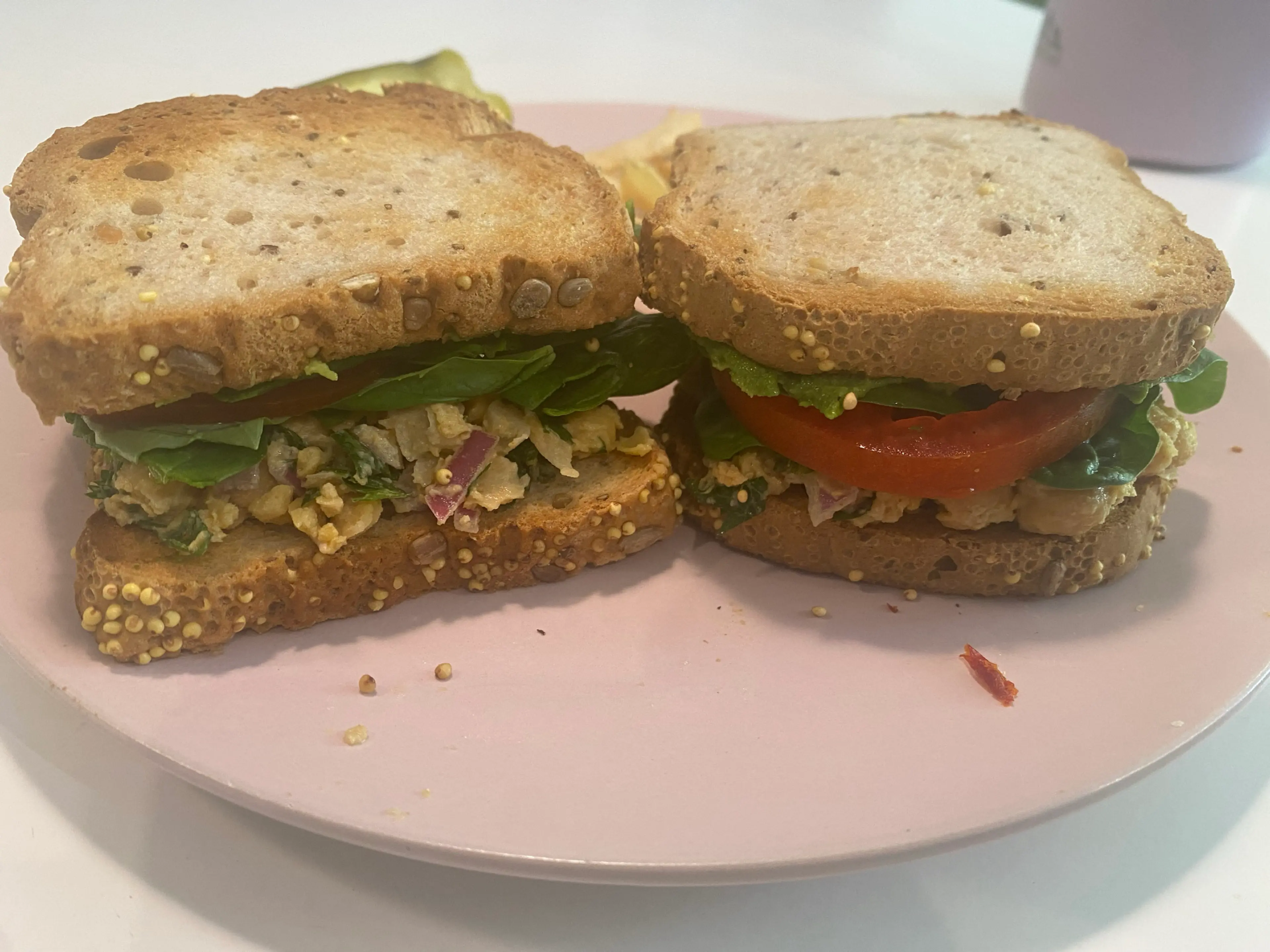 Fresh Chickpea Sandwich