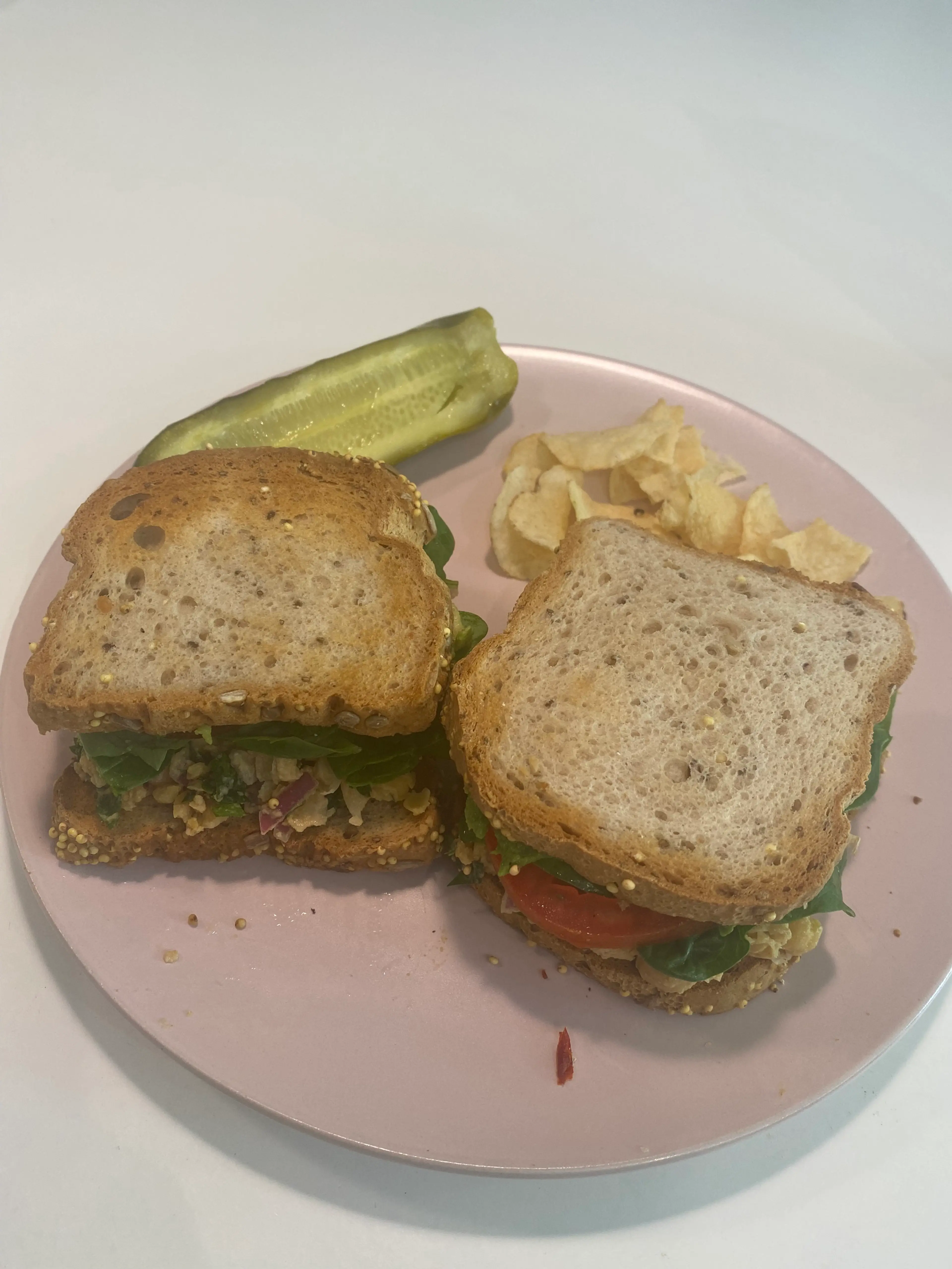 Fresh Chickpea Sandwich