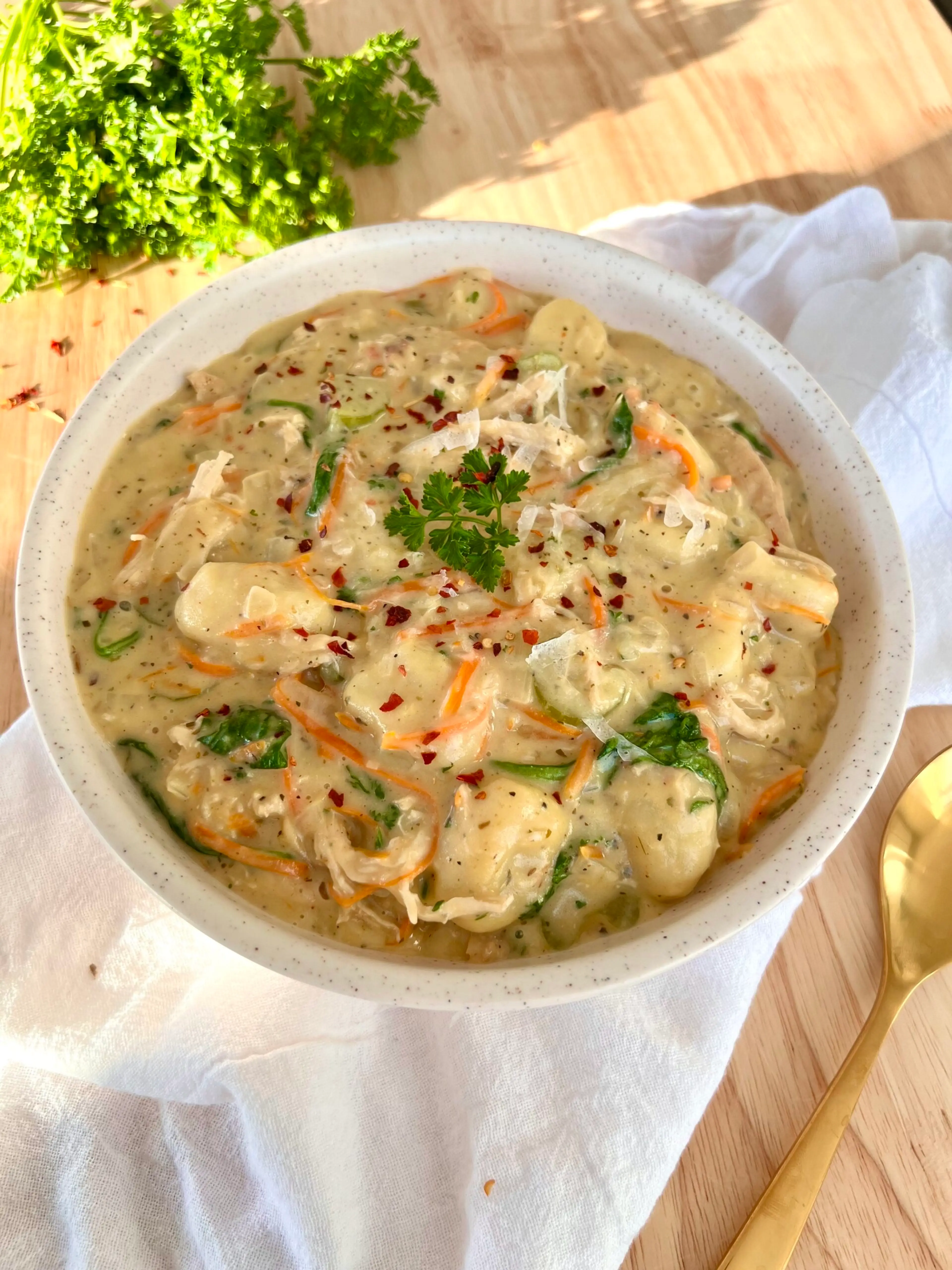 Olive Garden Copycat Chicken Gnocchi Soup