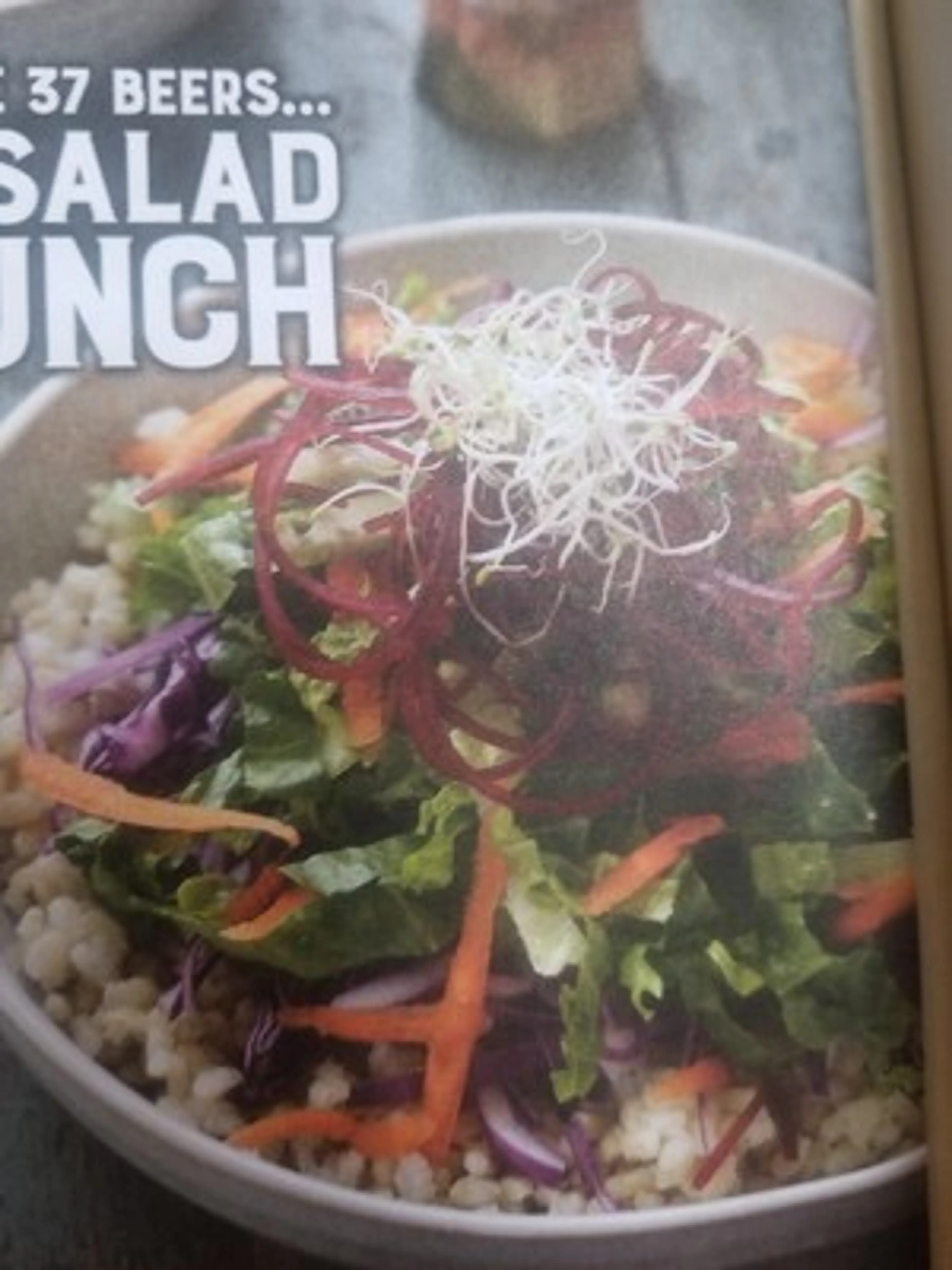 Hippie dippie salad bowl