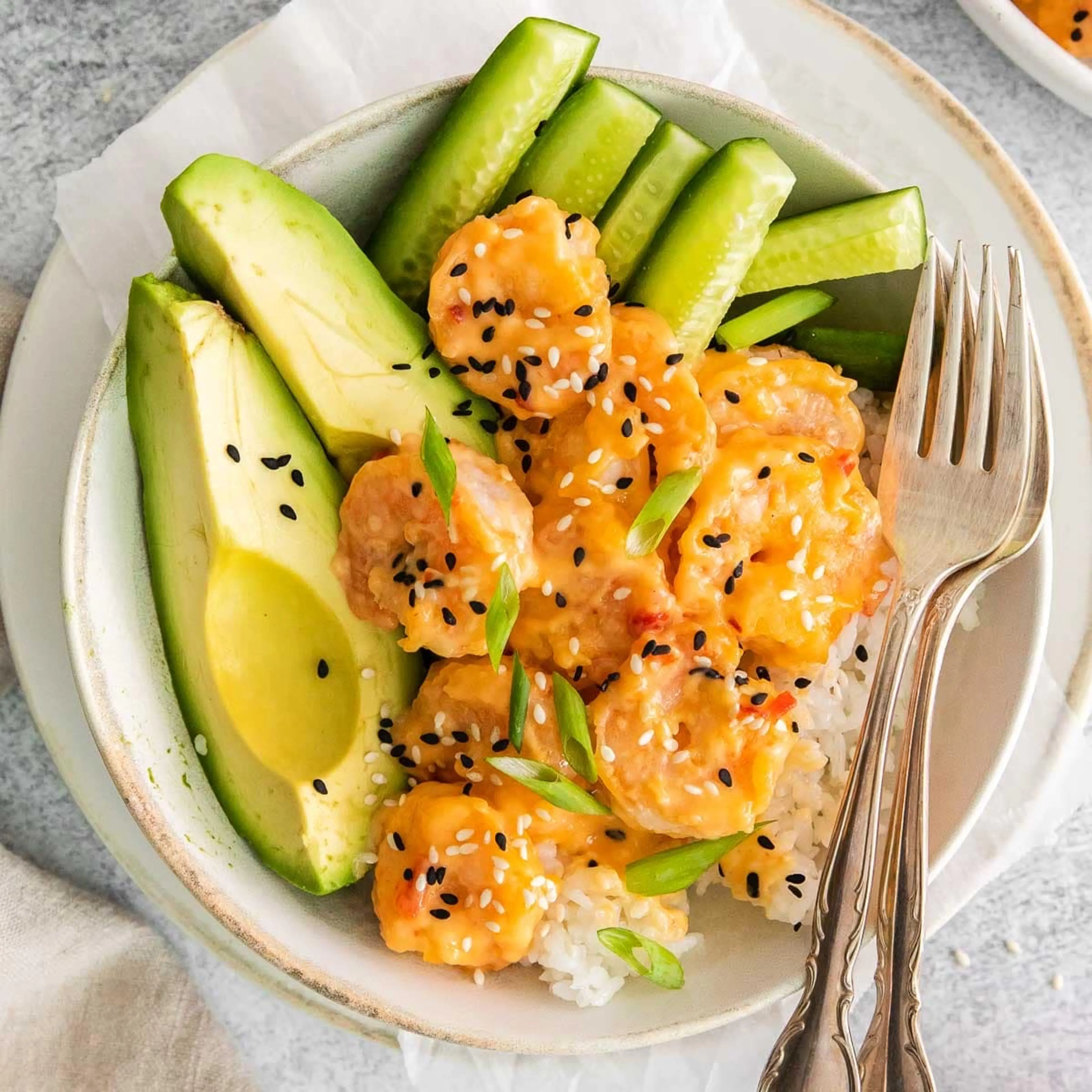 Bang Bang Shrimp Rice Bowls