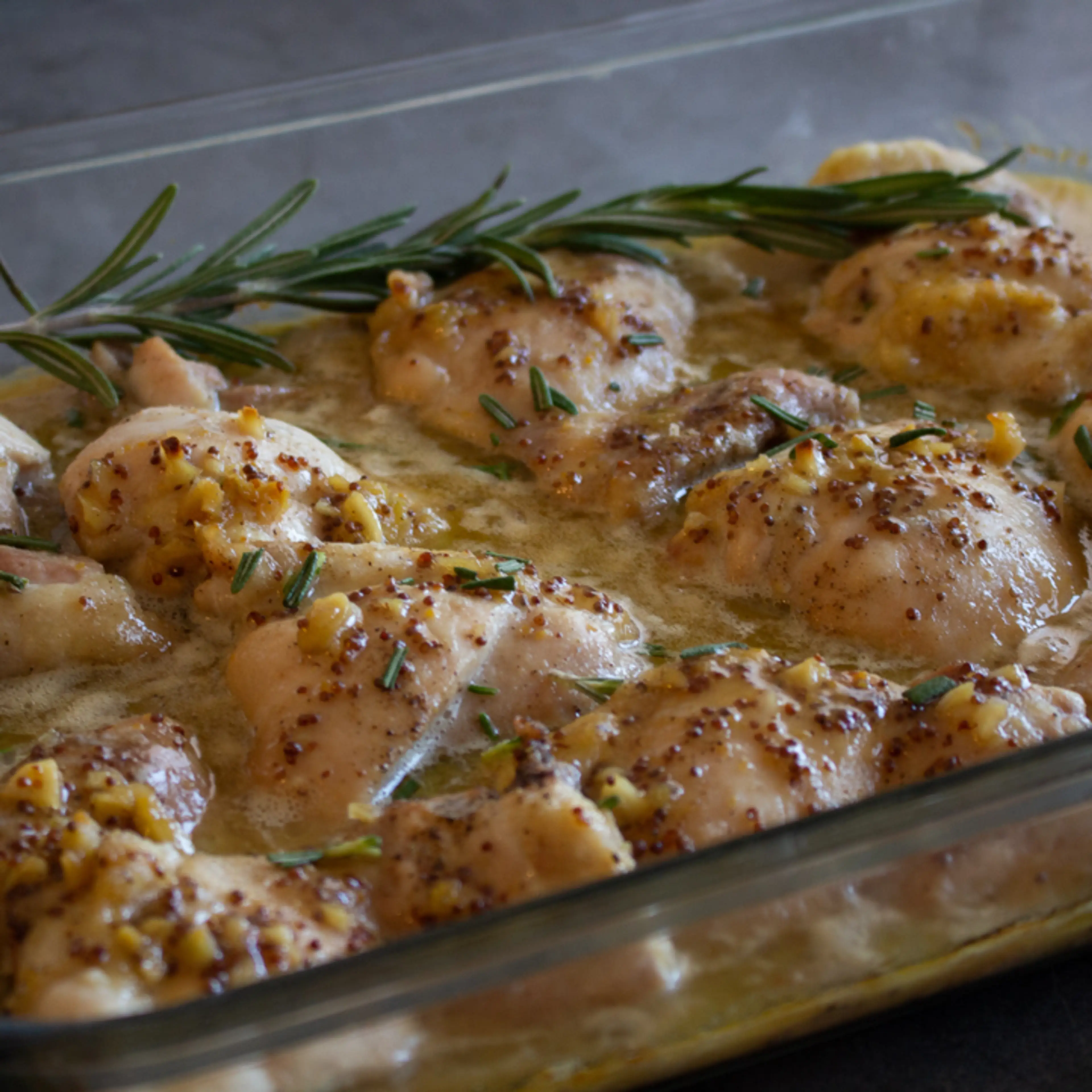 Honey Dijon Garlic Chicken