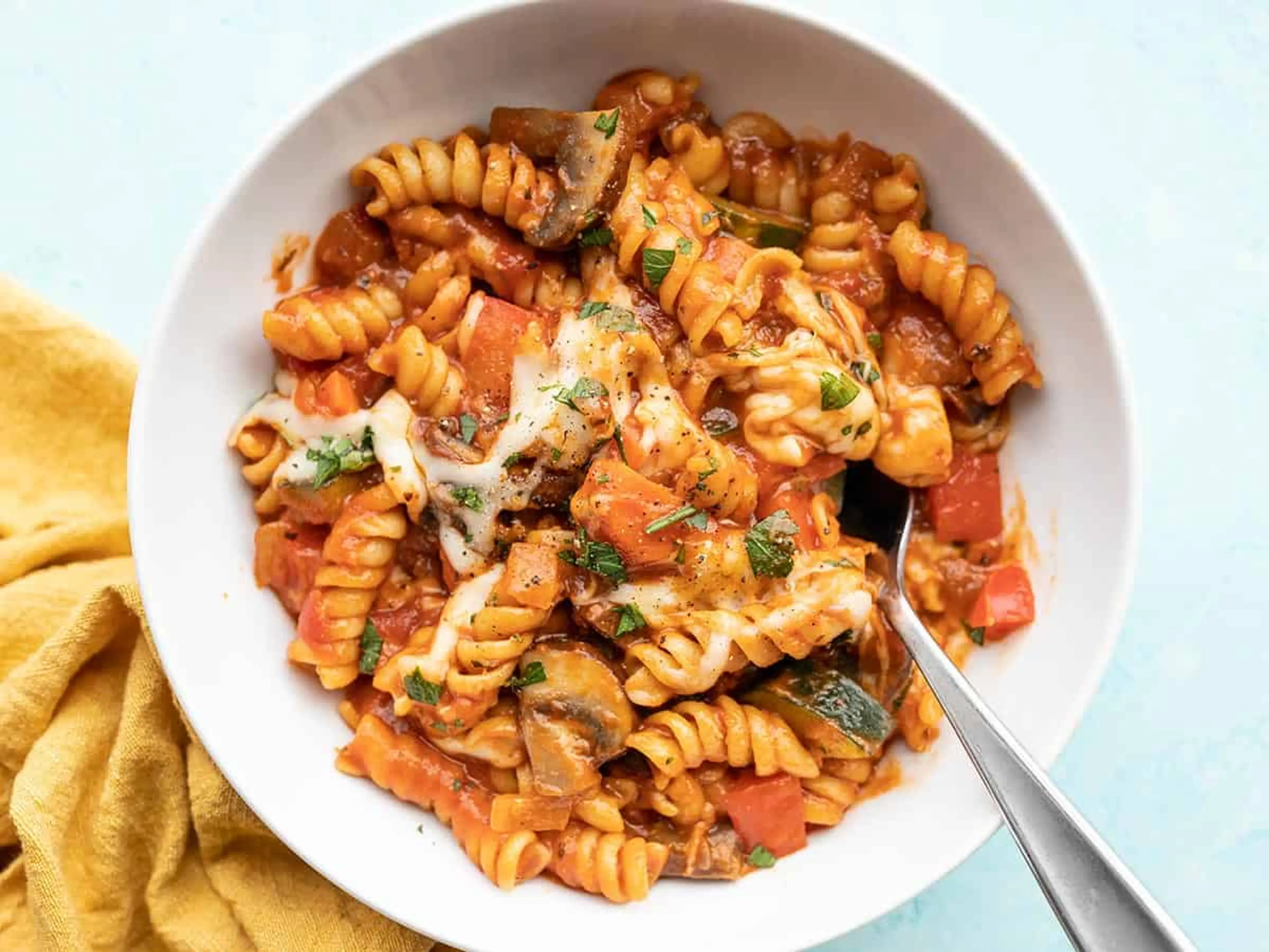 One Pot Veggie Pasta