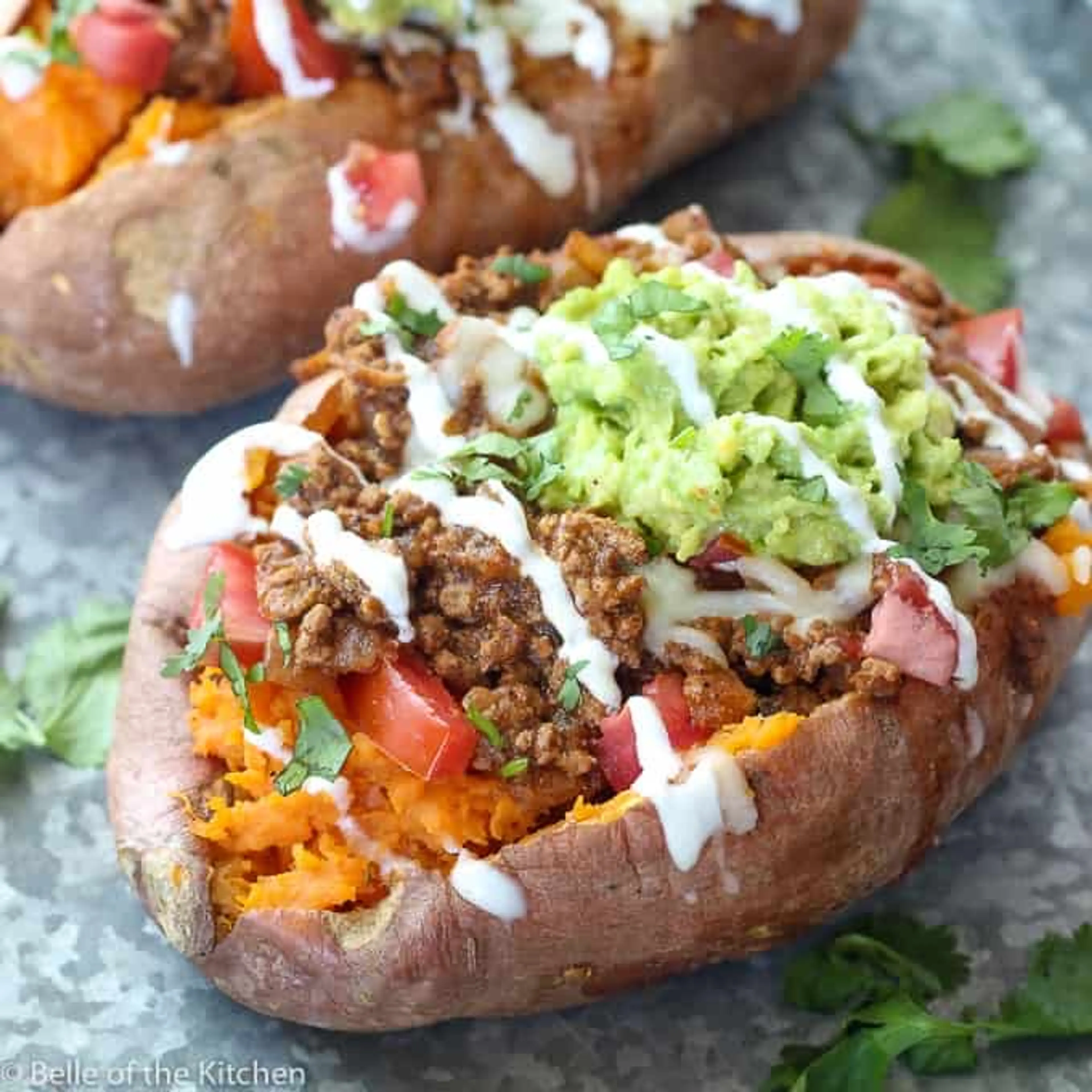 Taco Stuffed Sweet Potatoes