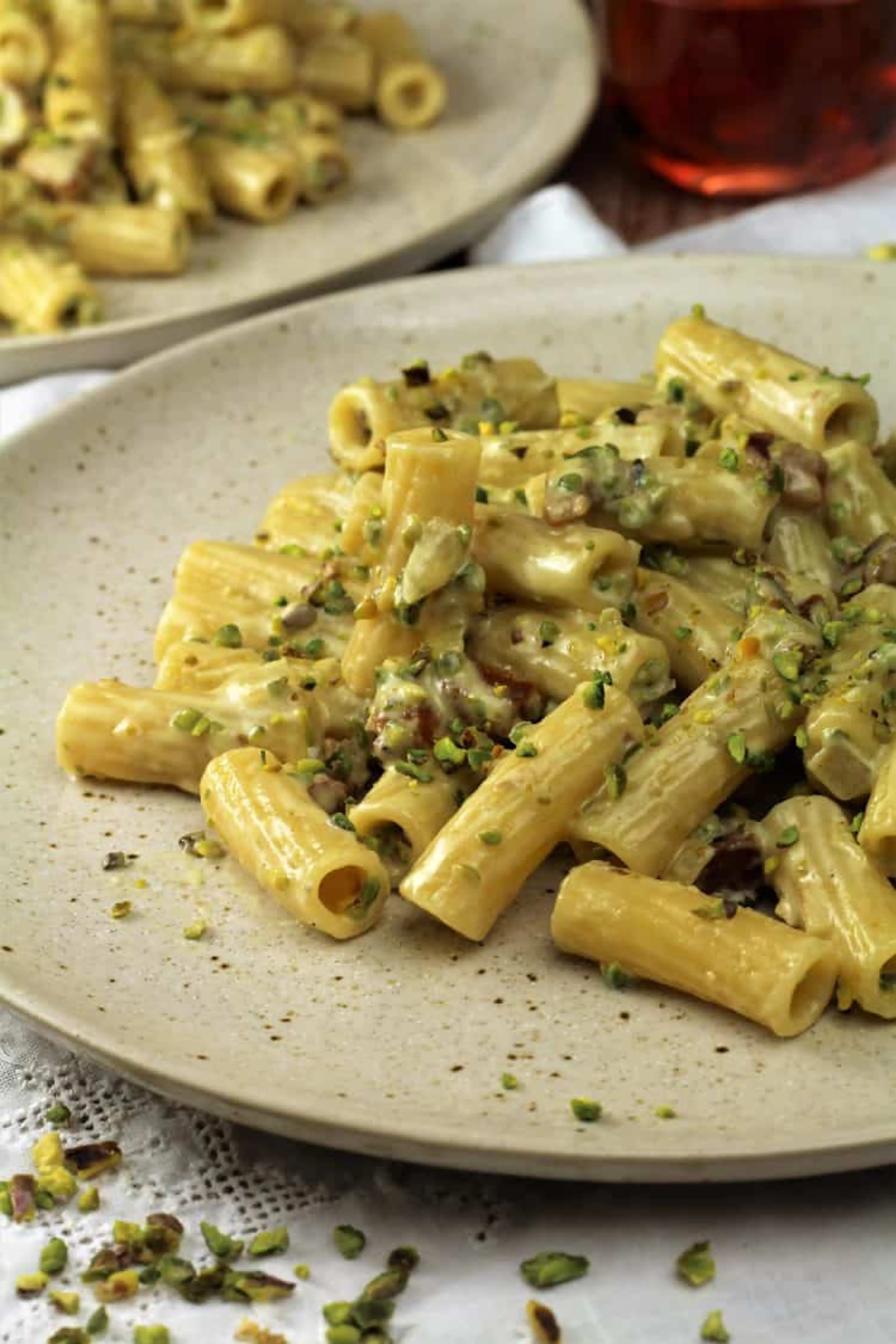 Sicilian Pasta with Creamy Pistachio Sauce