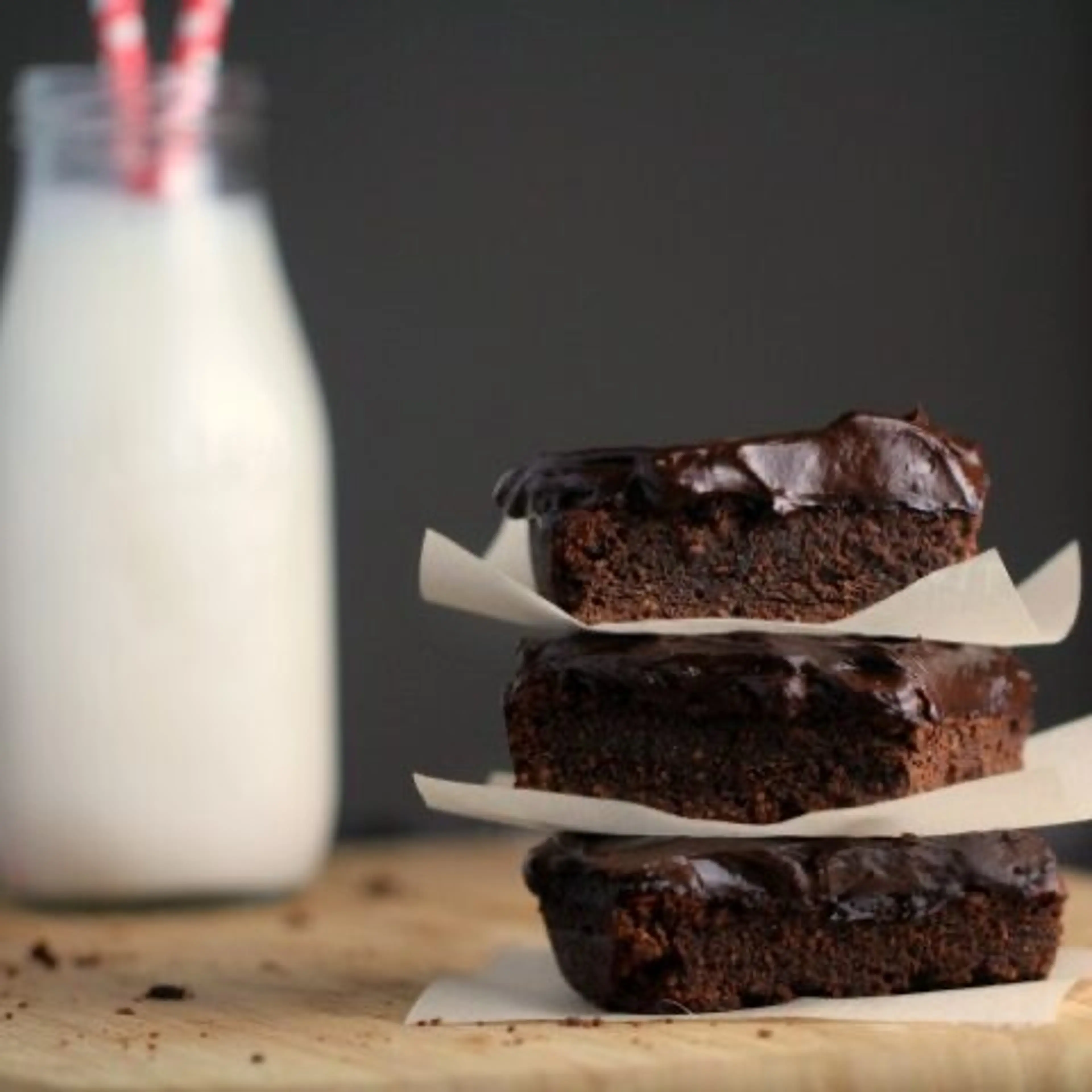 Fudgy Avocado Brownies with Avocado Frosting