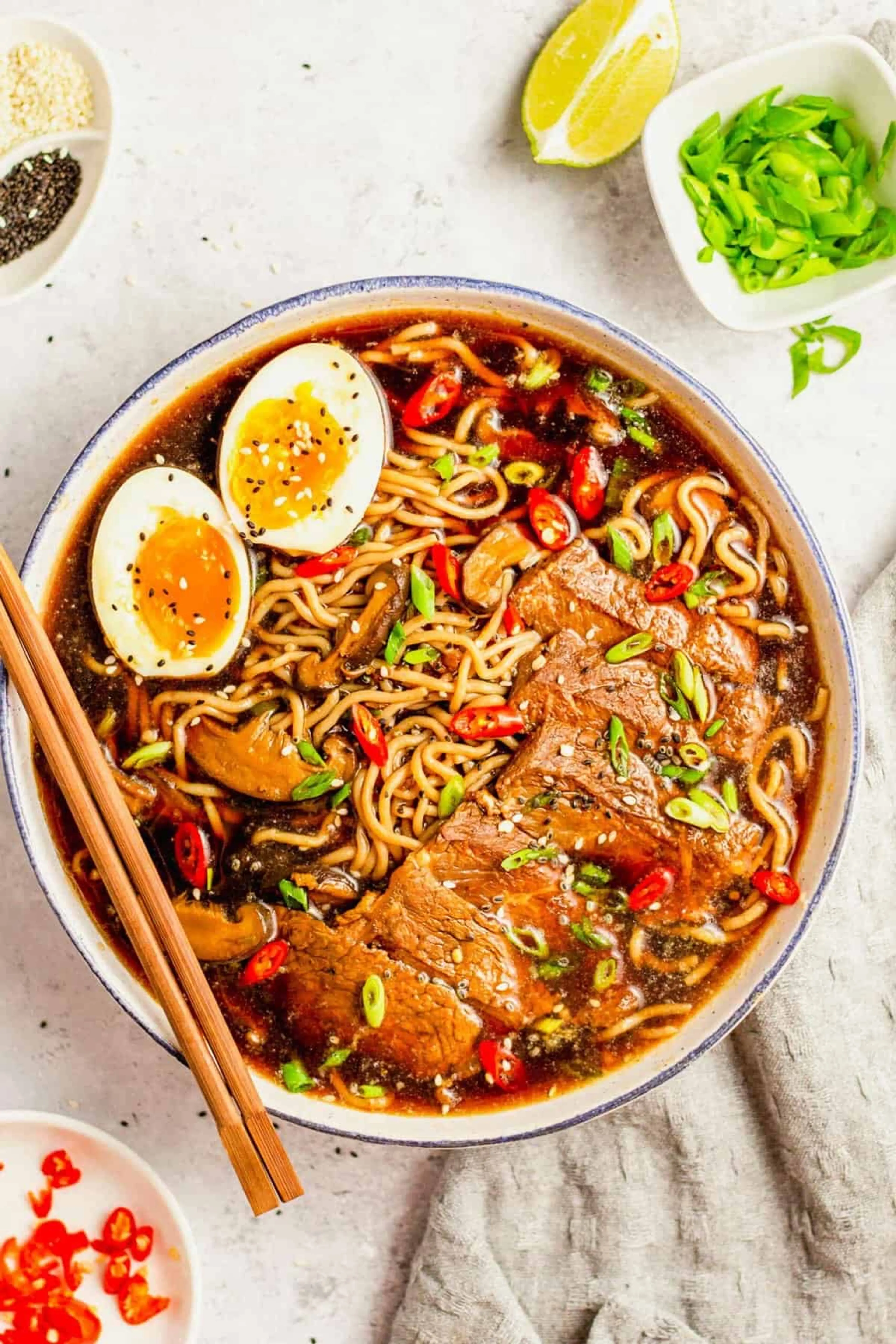 Beef Ramen Noodle Soup