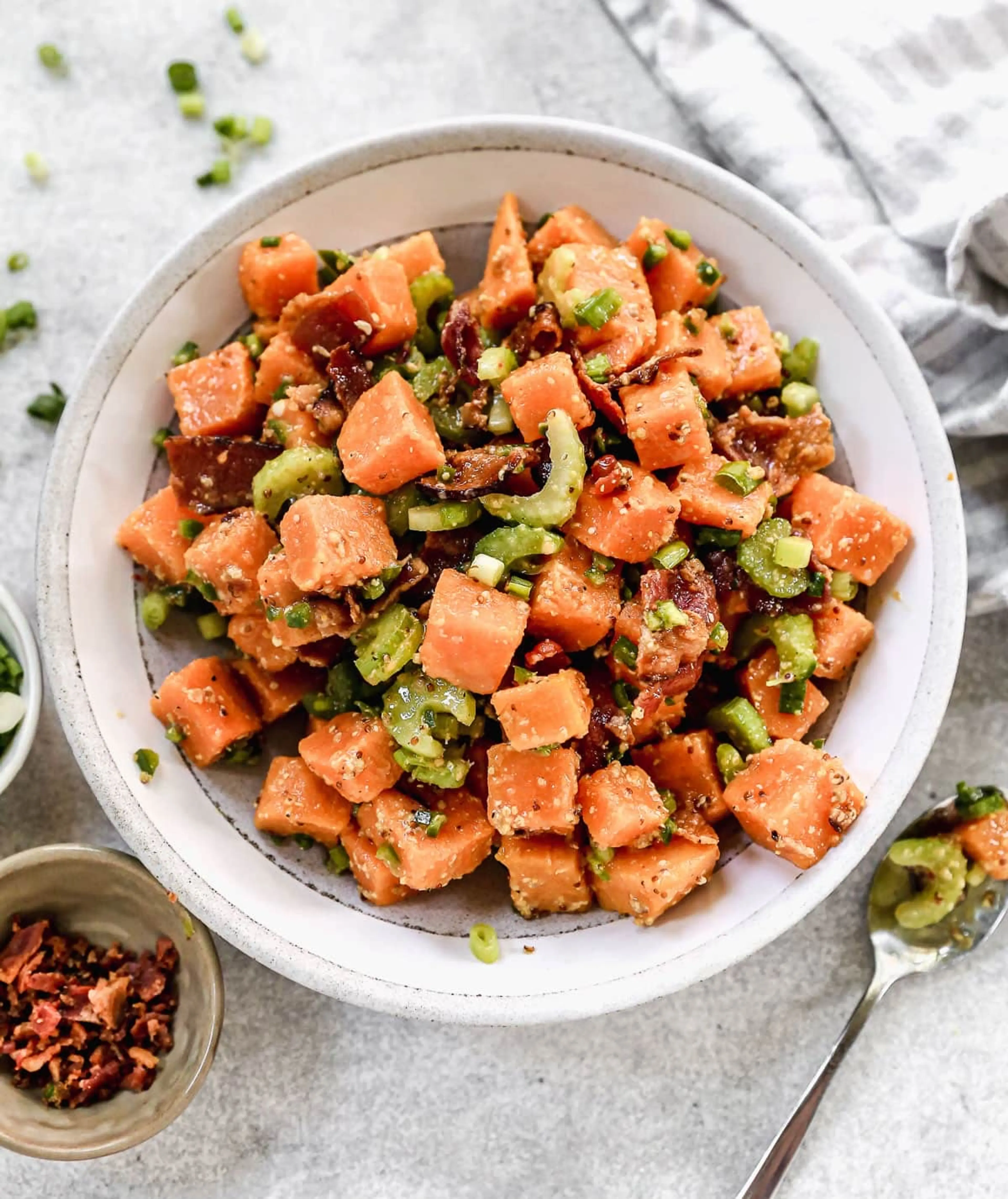 Sweet Potato Salad with Bacon