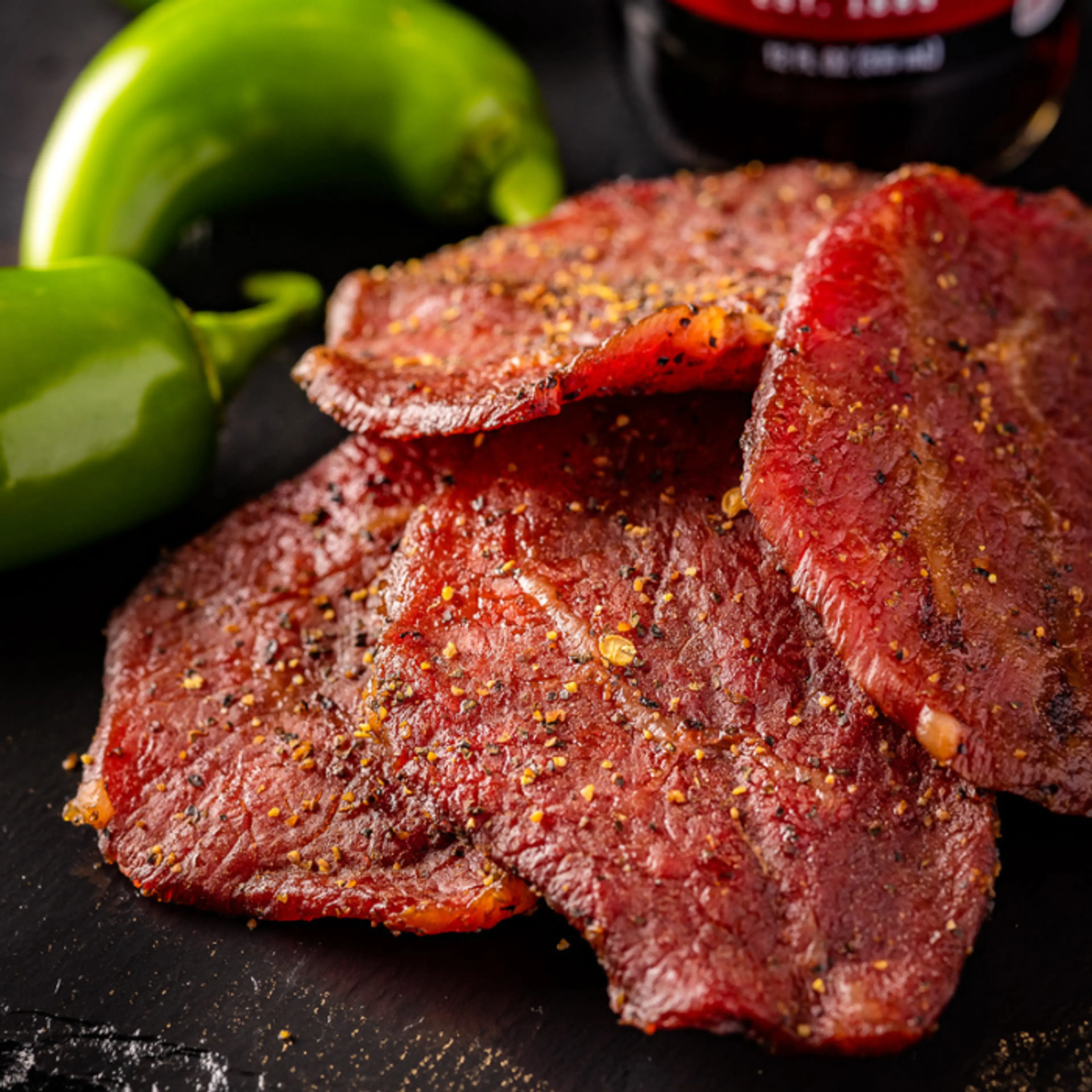 Dr. Pepper Jalapeno Beef Jerky