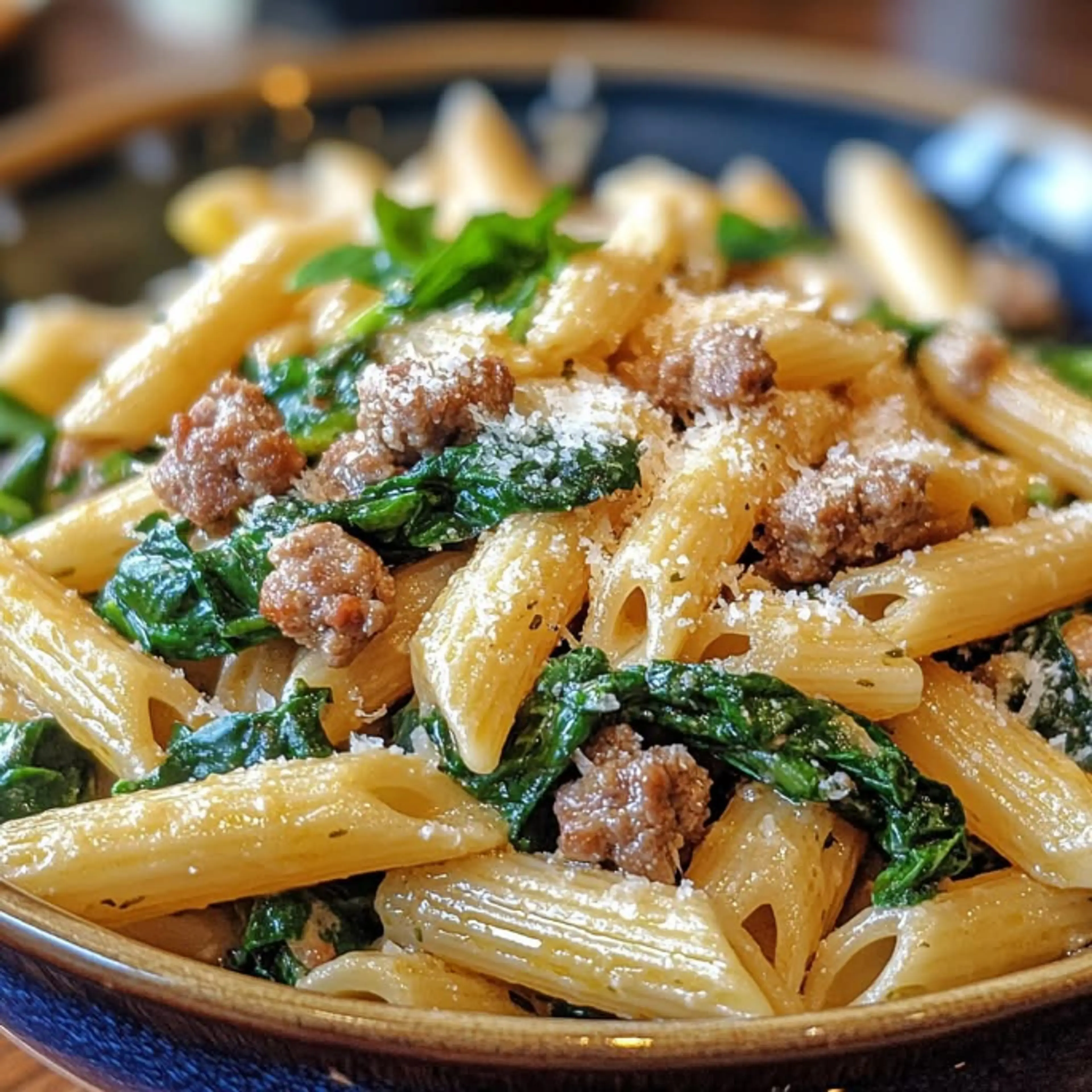 Creamy Spinach Penne