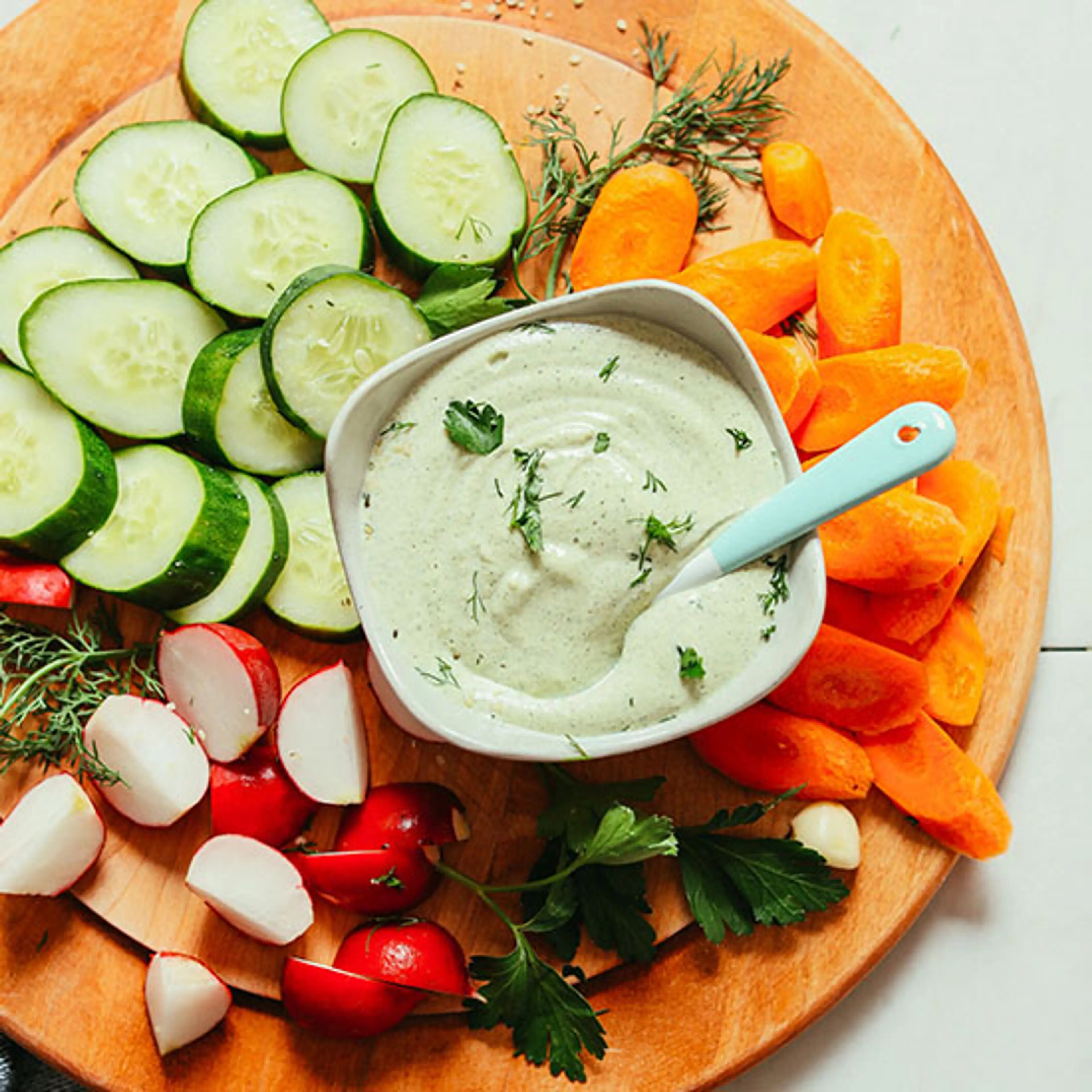 Easy Vegan Ranch Dressing (Oil-Free!)