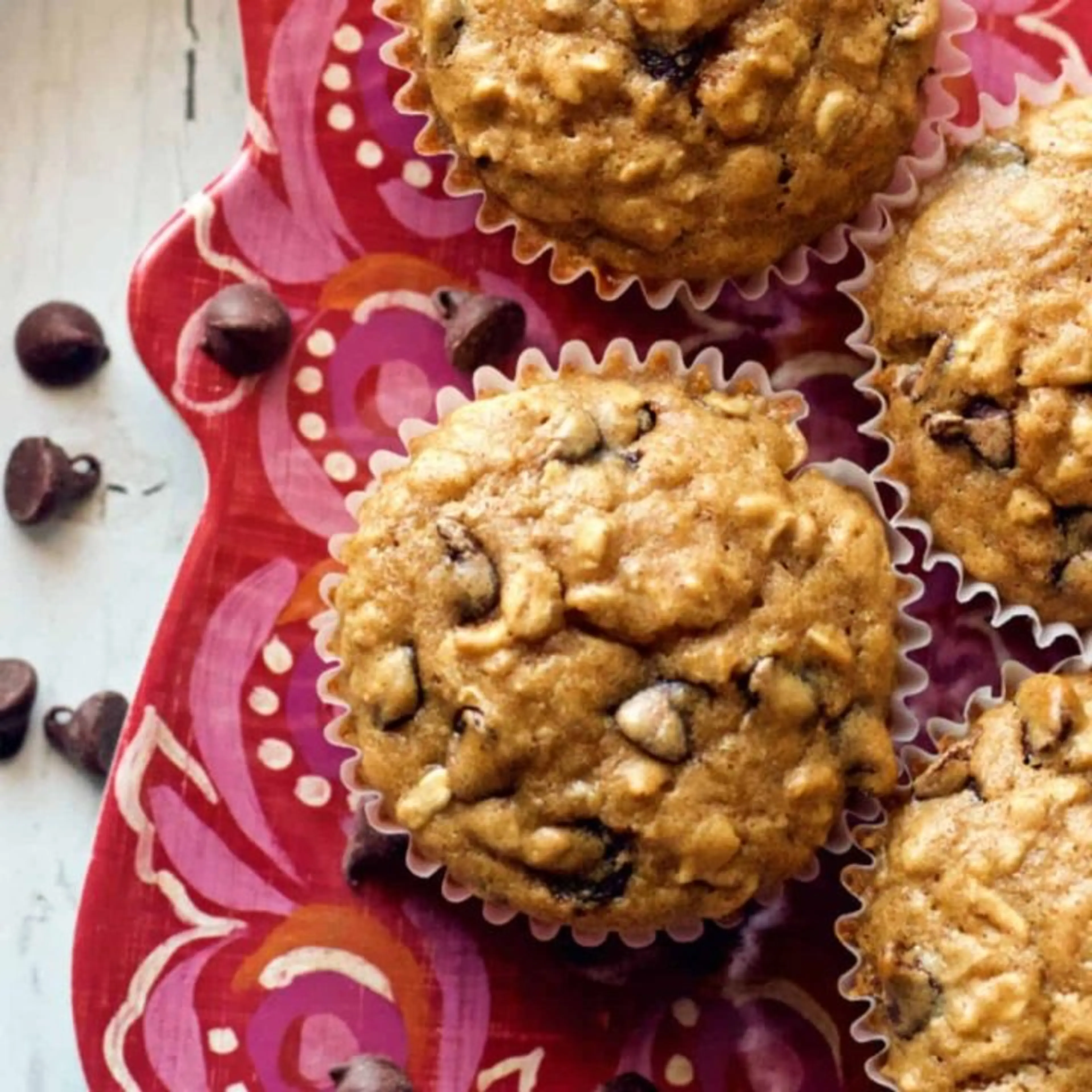 Healthy Chocolate Chip Muffins