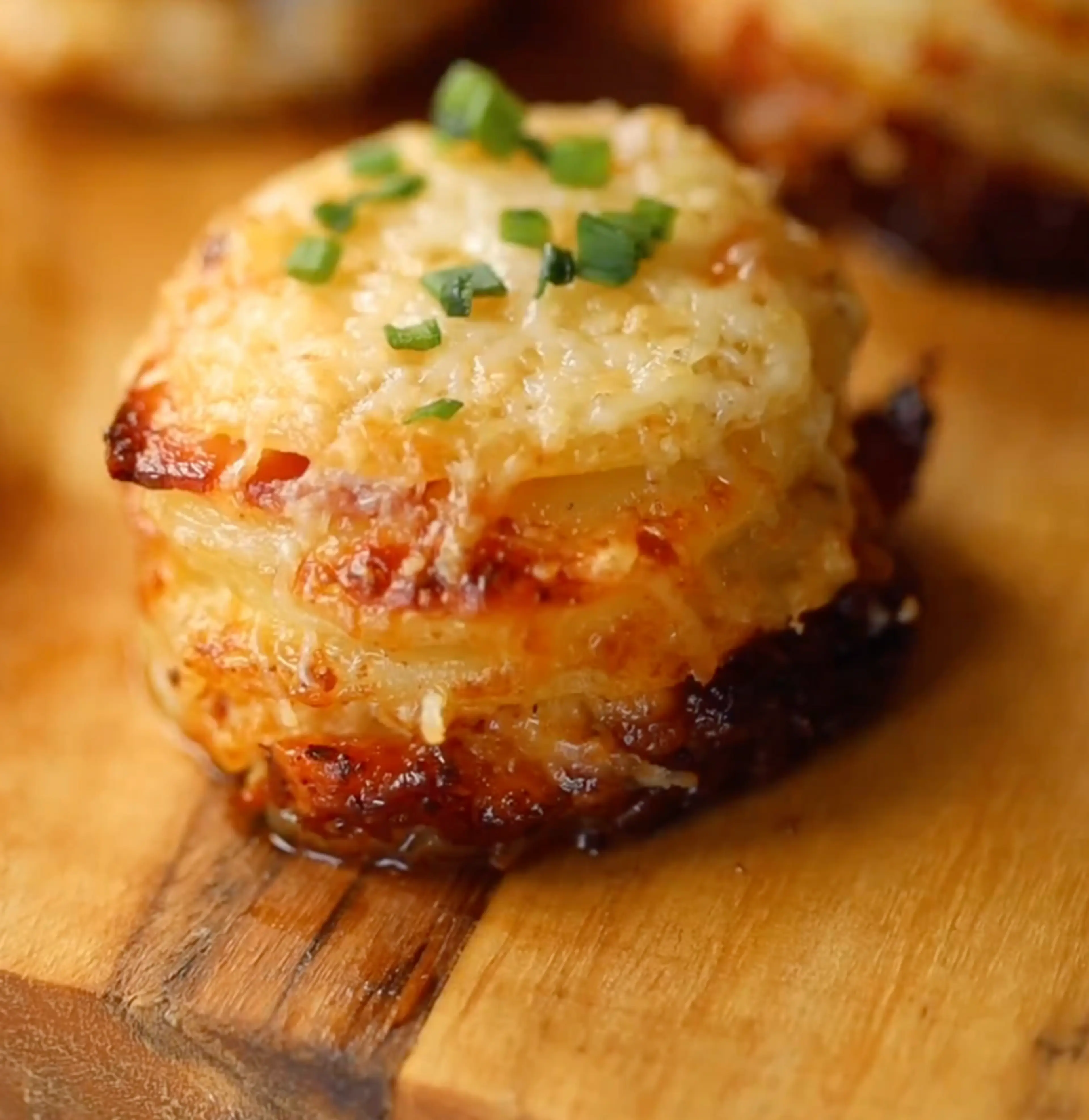 Cheesy Bacon Potato Stacks