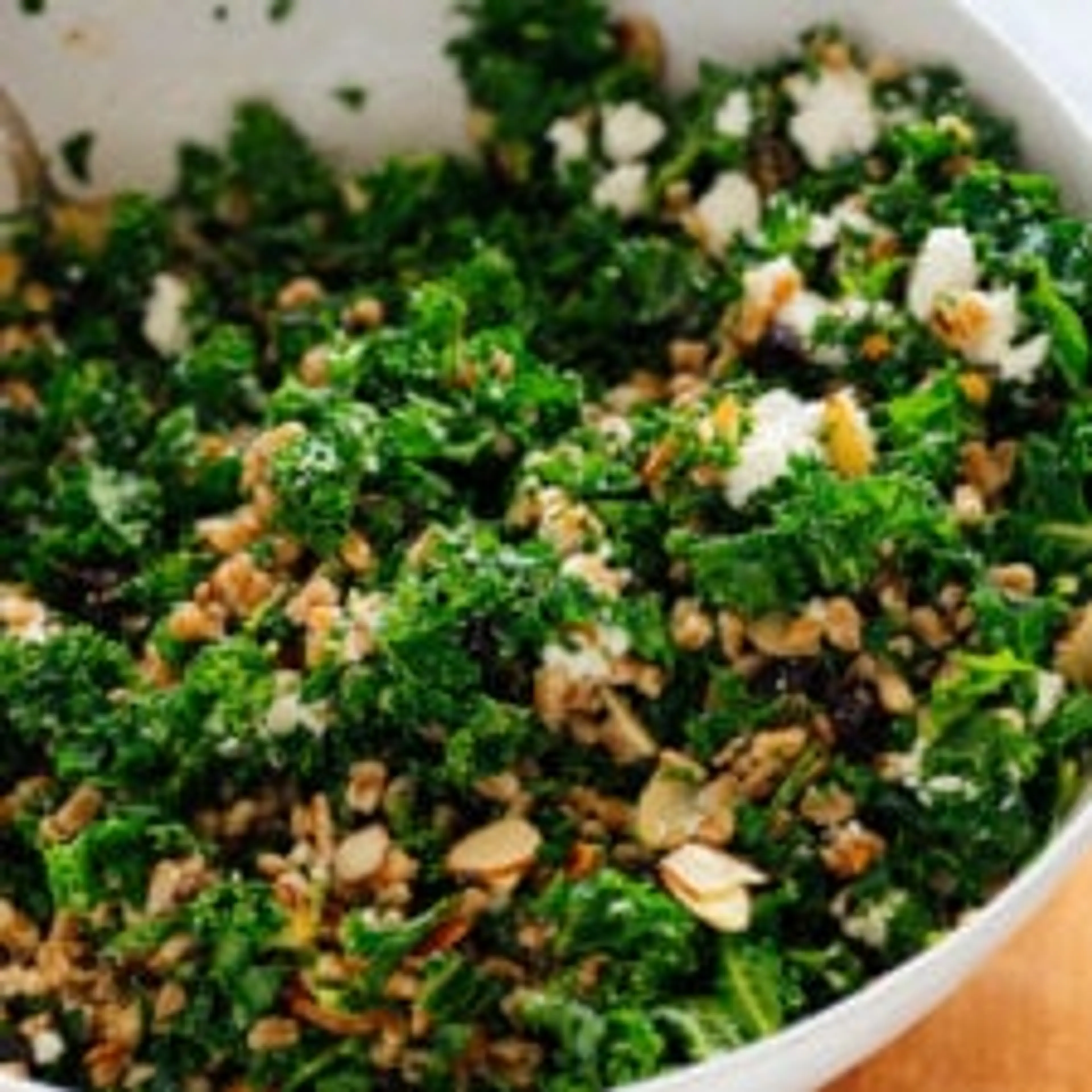 Farro and Kale Salad with Goat Cheese