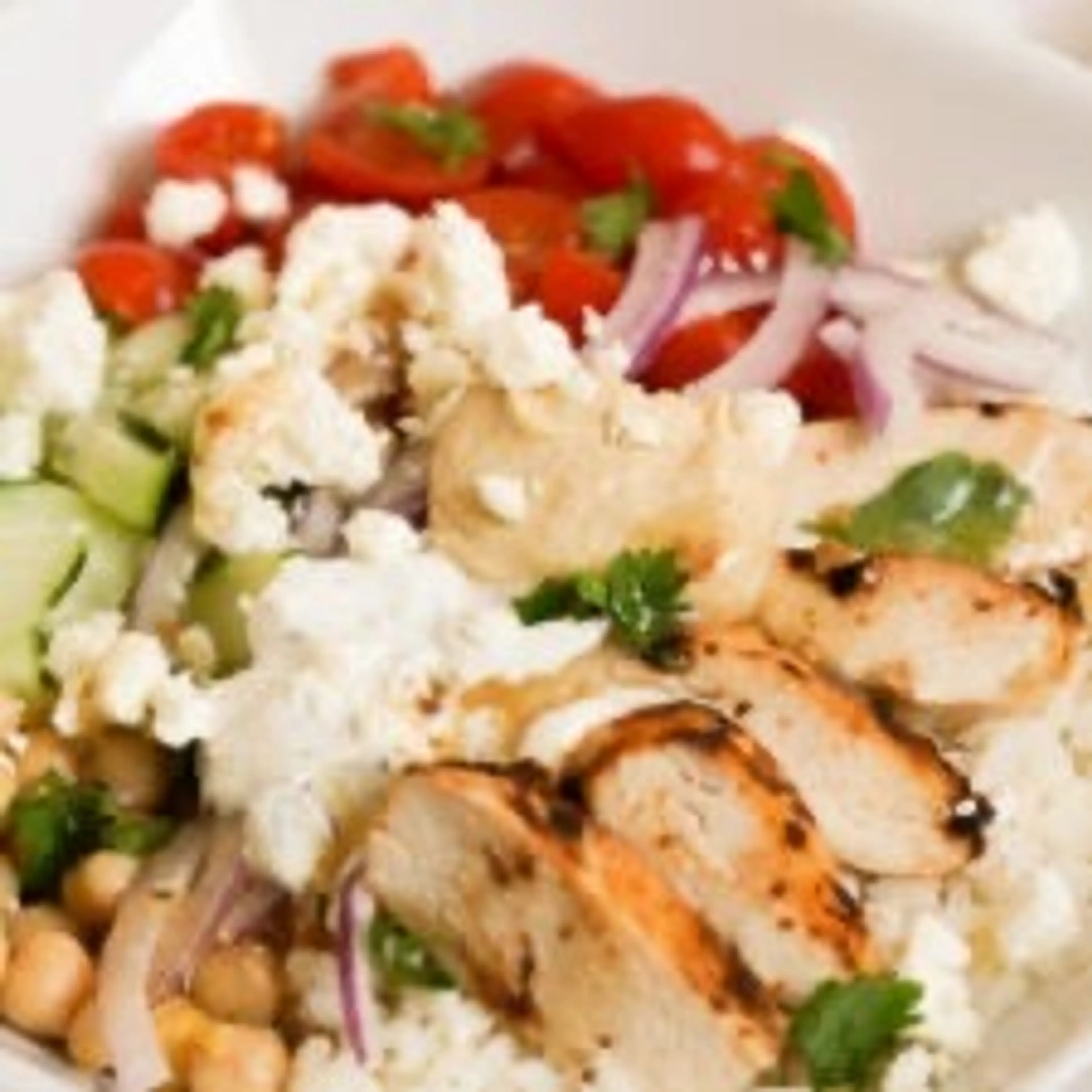 Mediterranean Chicken & Rice Bowls