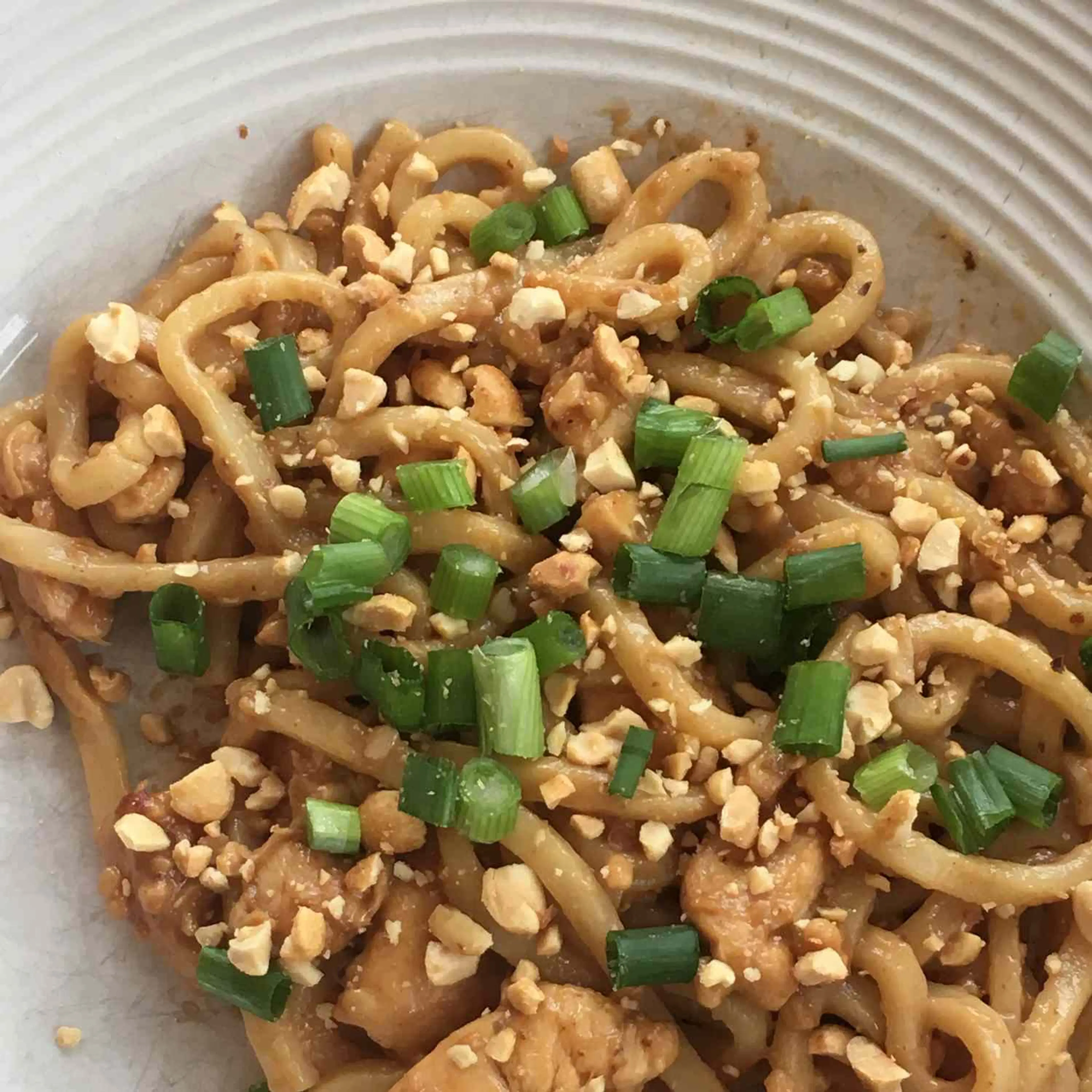 Udon Peanut Butter Noodles