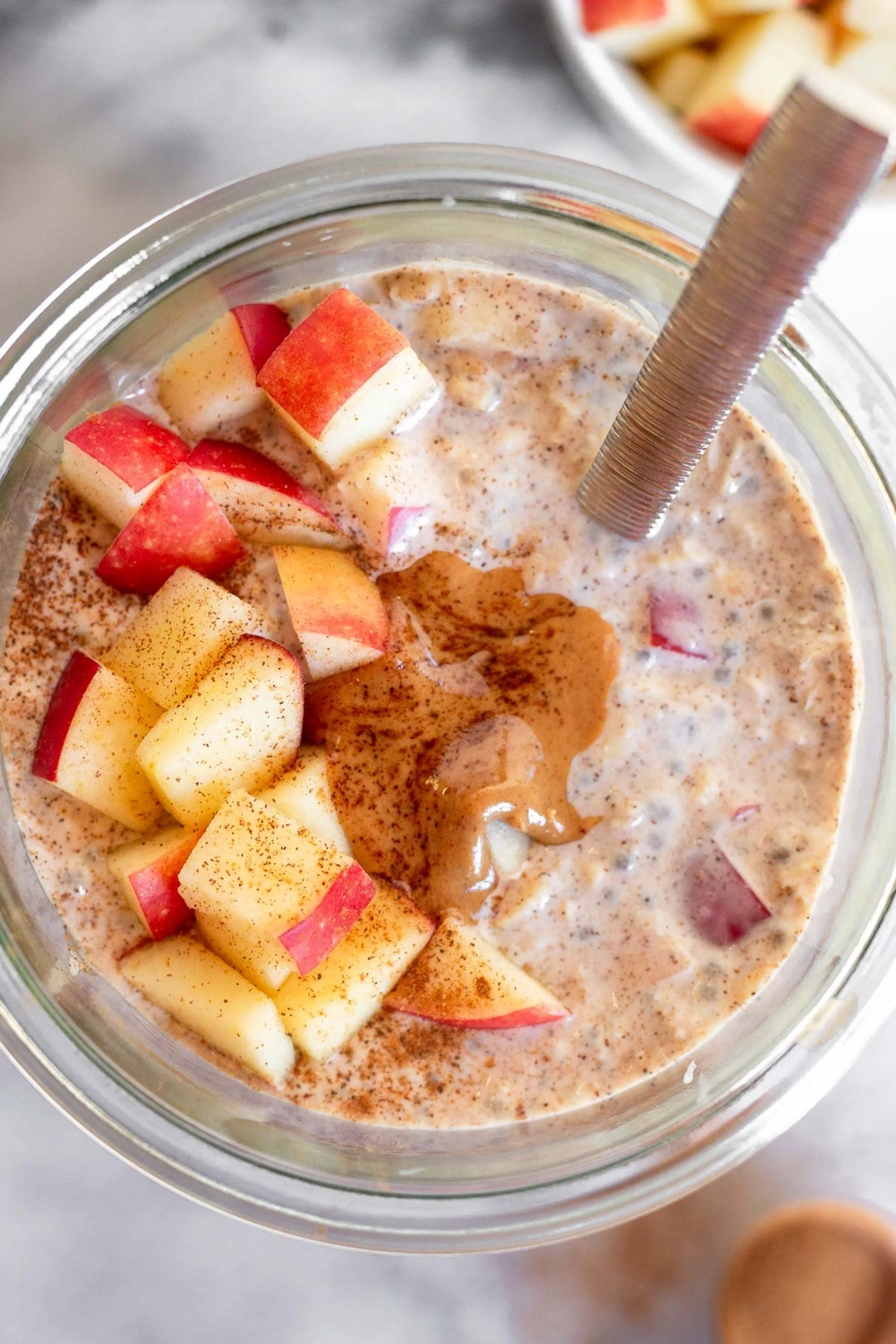 Apple Cinnamon Overnight Oats