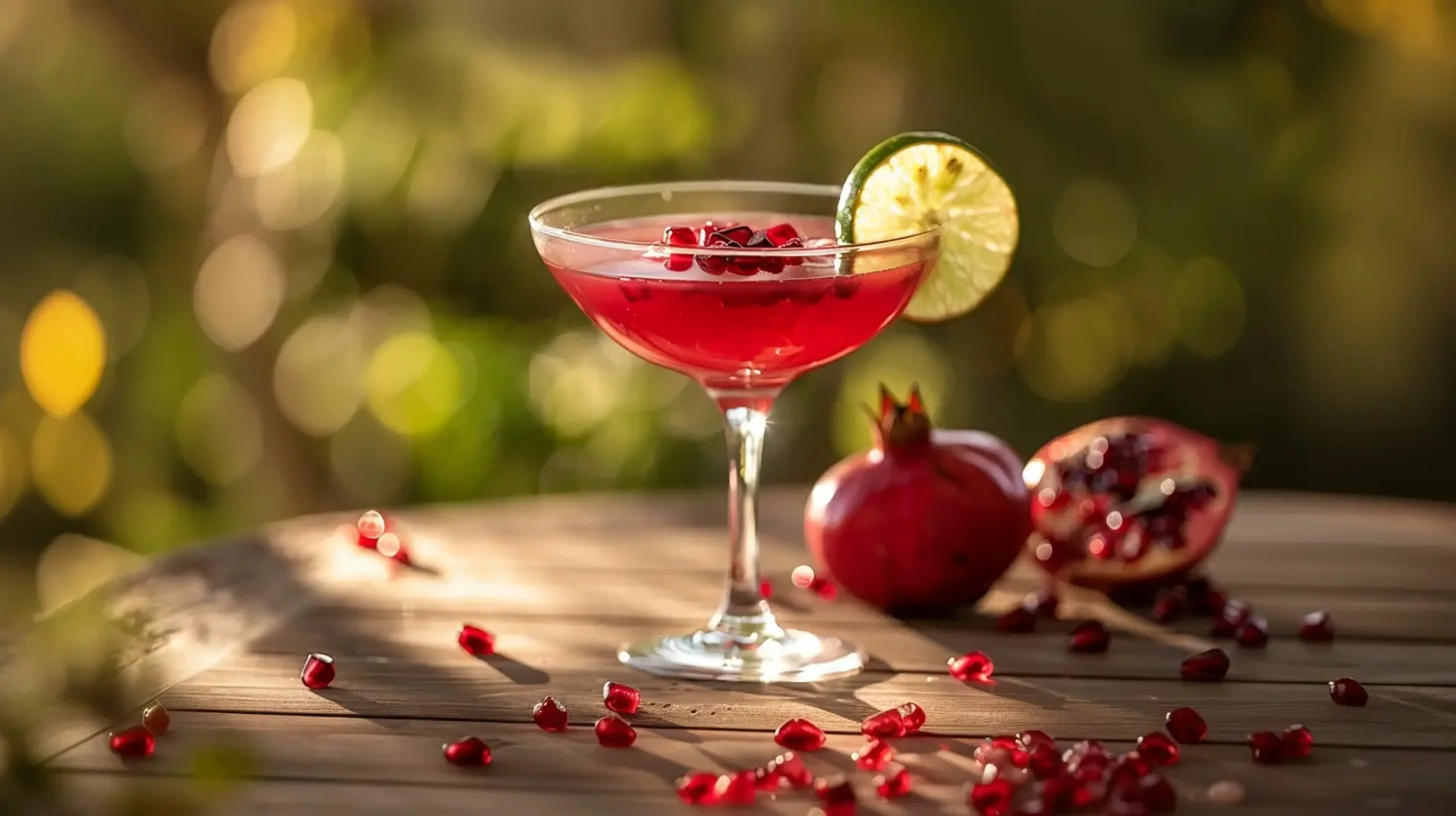 Pomegranate Gimlet