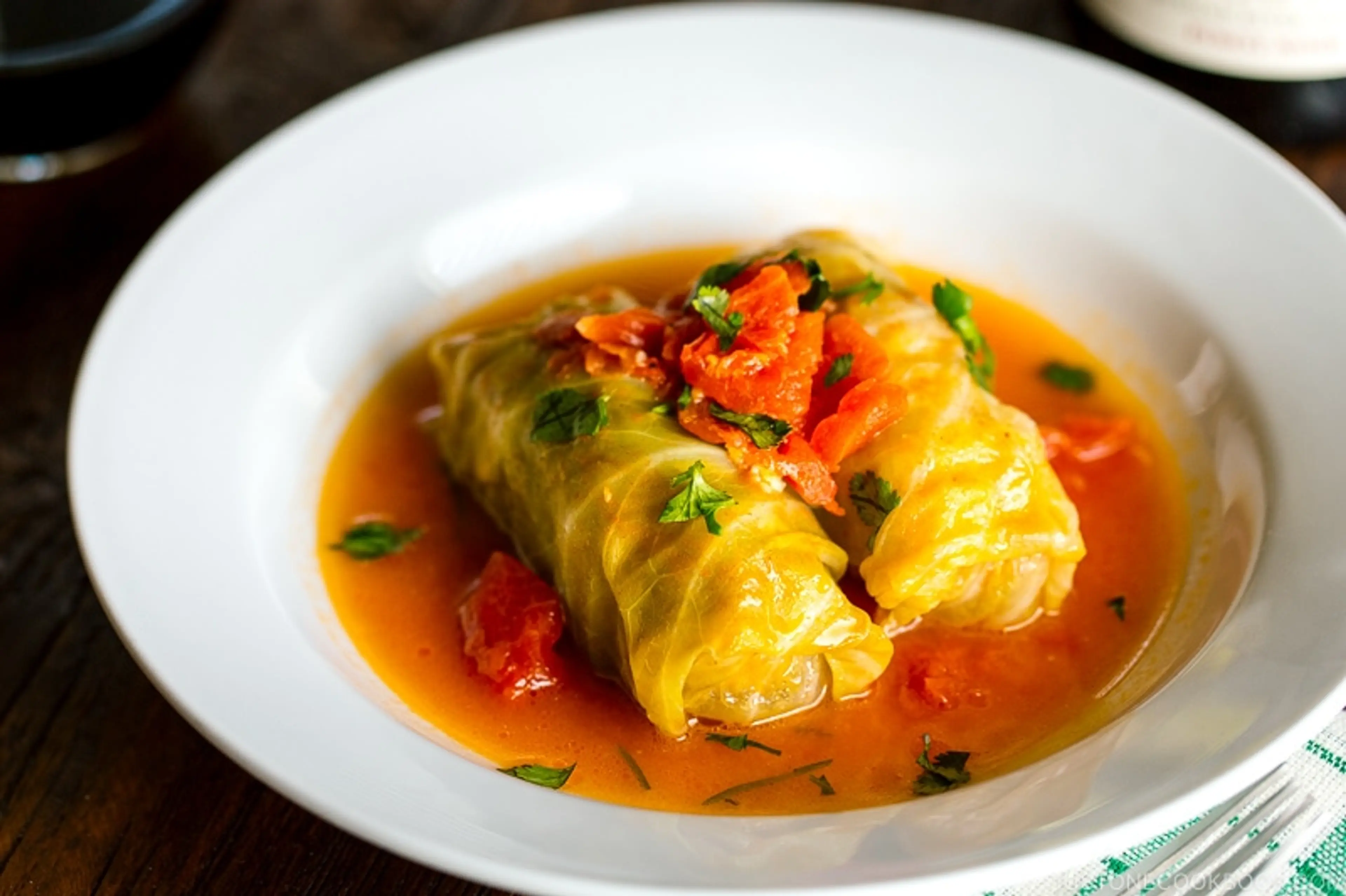 Japanese Stuffed Cabbage Rolls