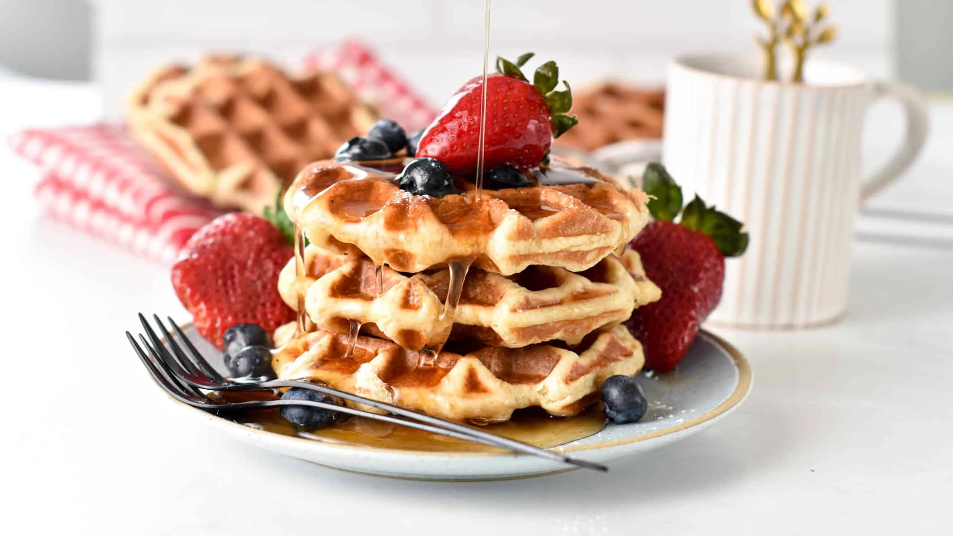 Banana Waffles 3 Ingredients