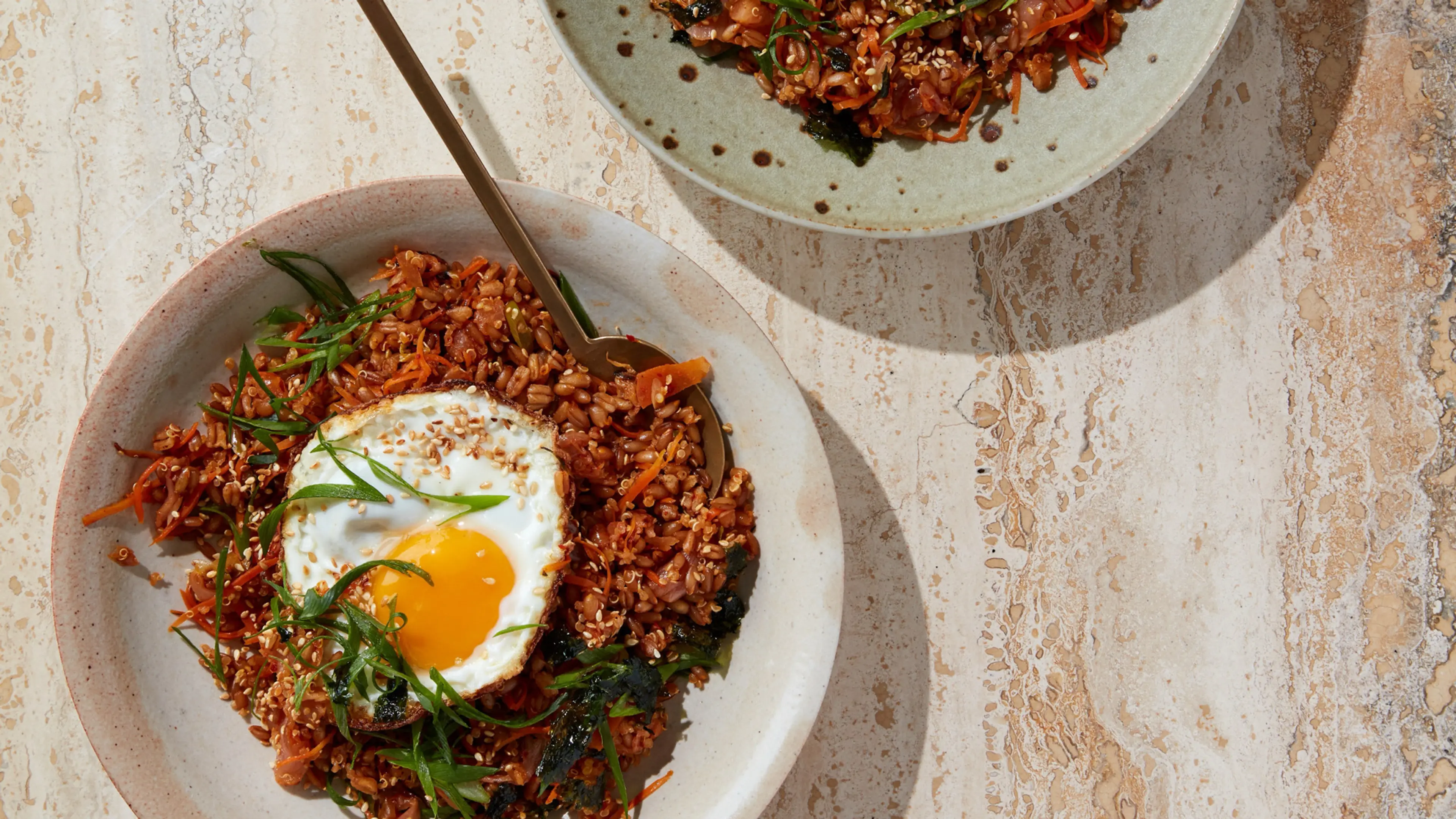 Kimchi-Fried Grains