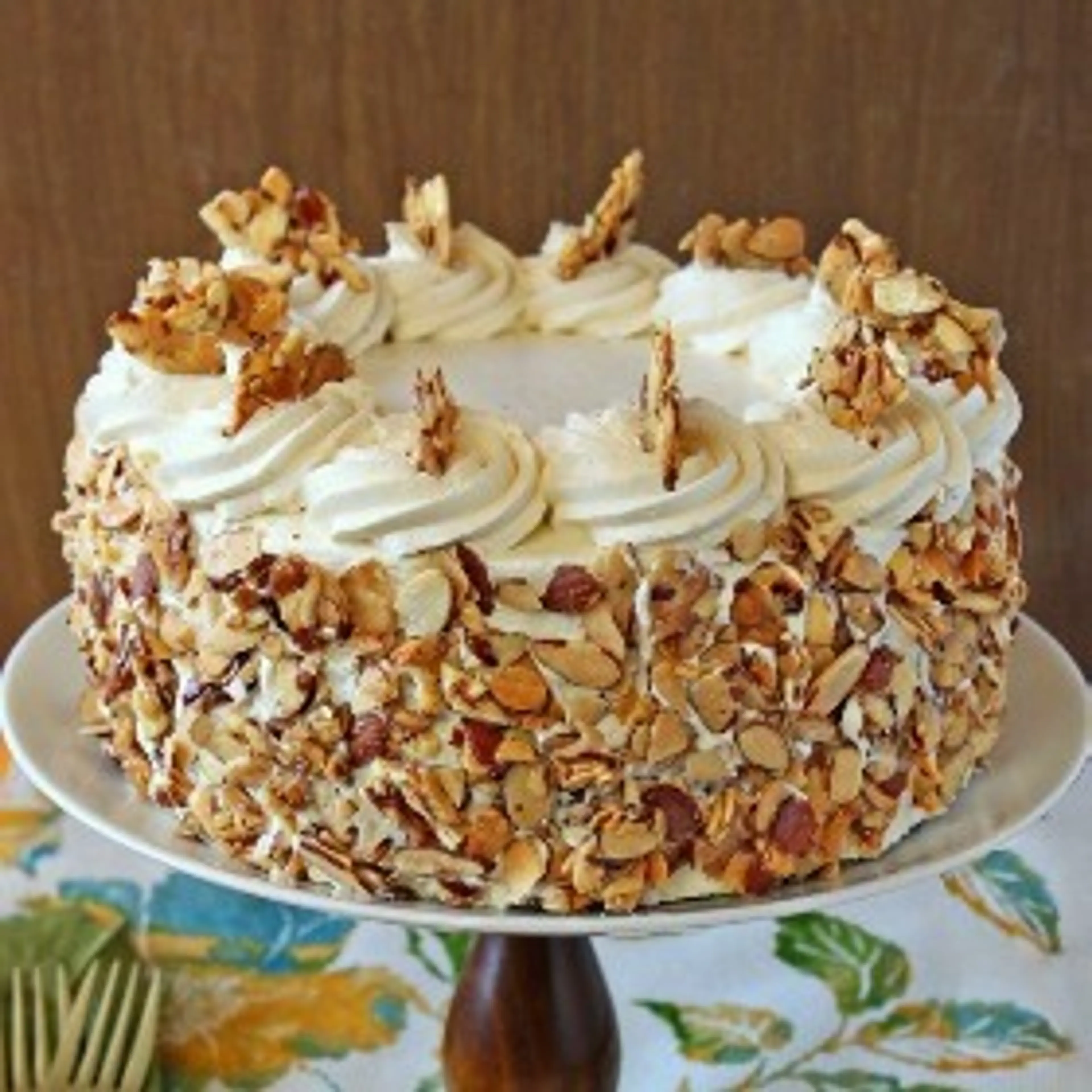 Burnt Almond Cake