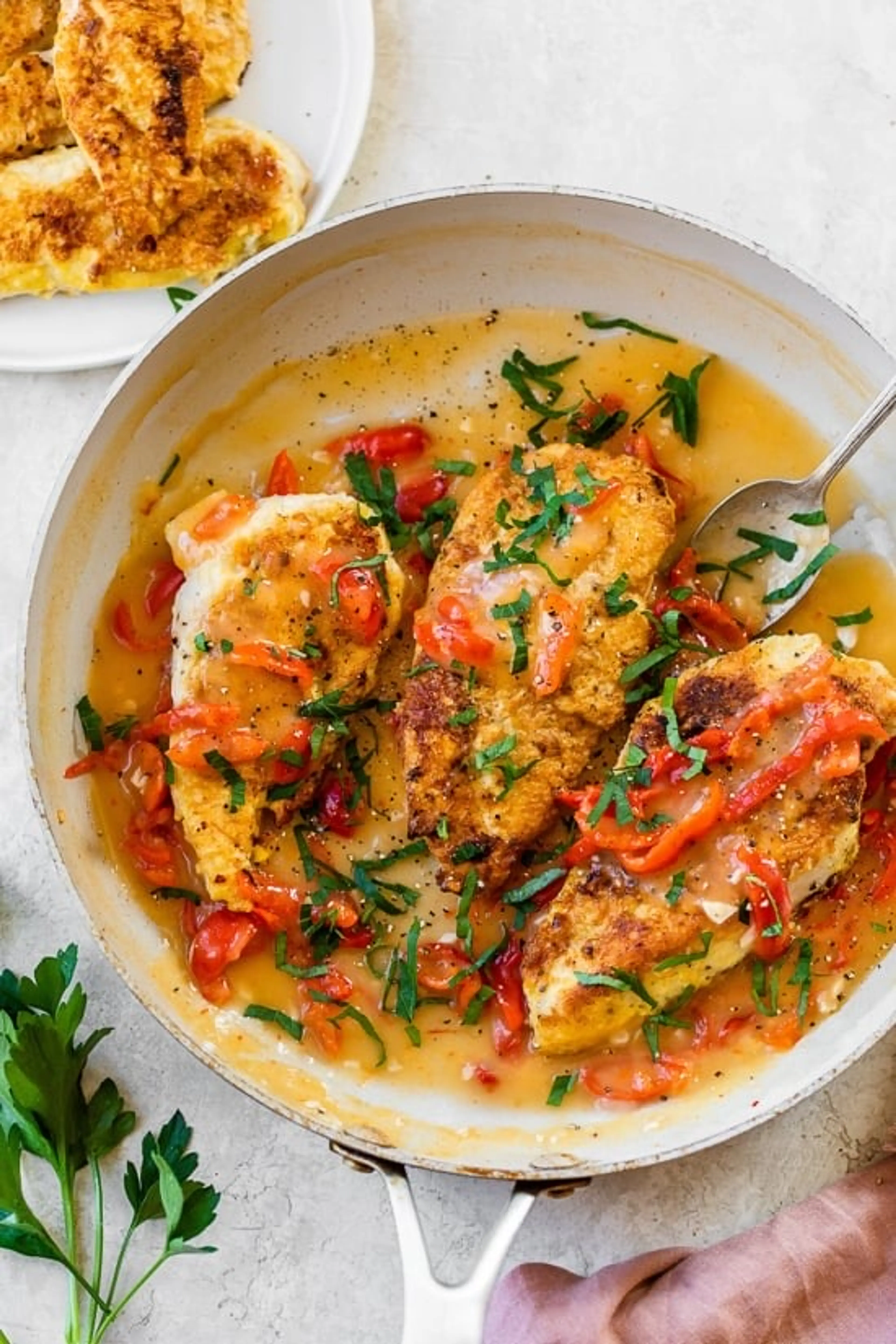 Chicken with Hot Cherry Peppers