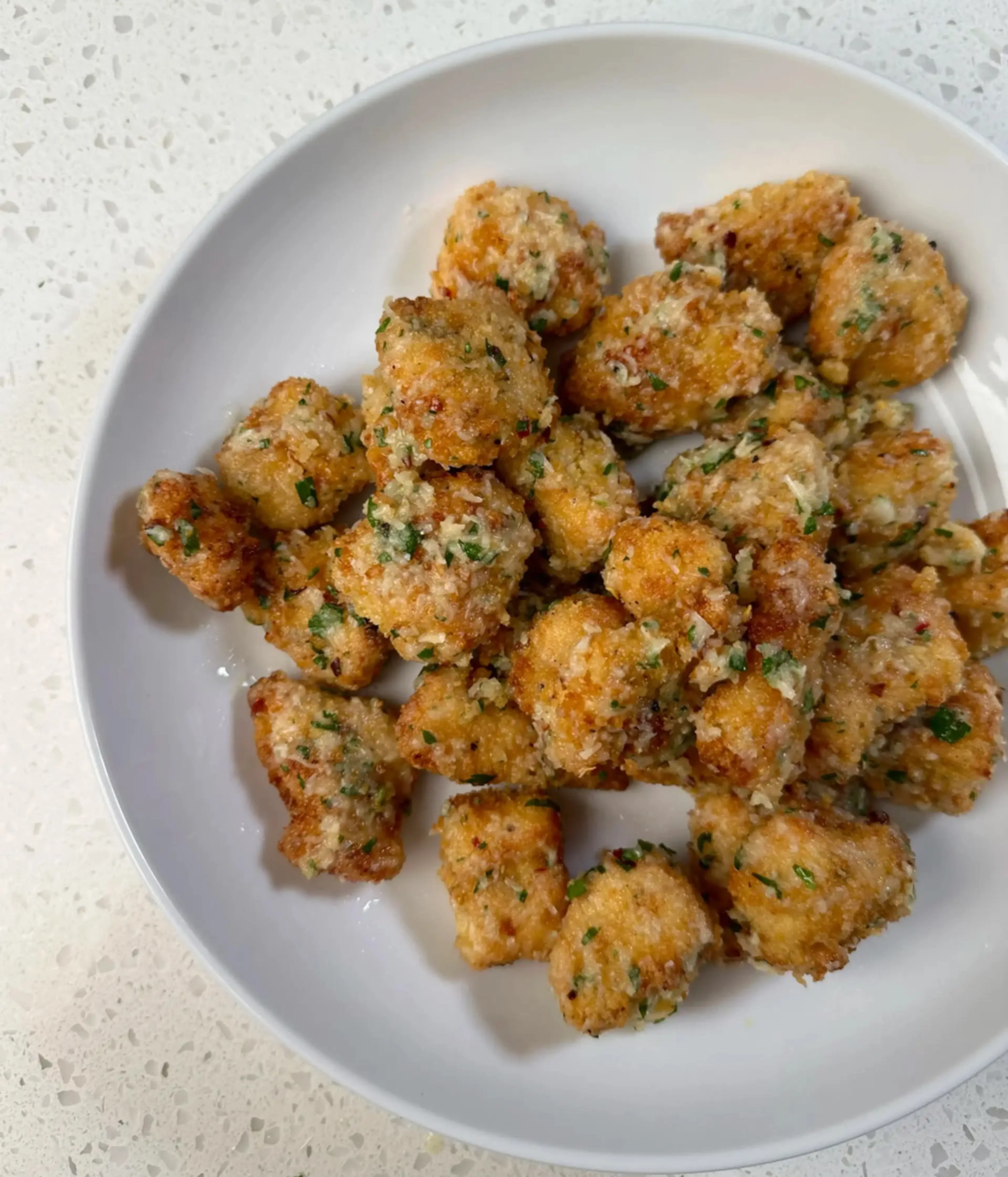 Garlic Parmesan Chicken Bites (Air Fryer)