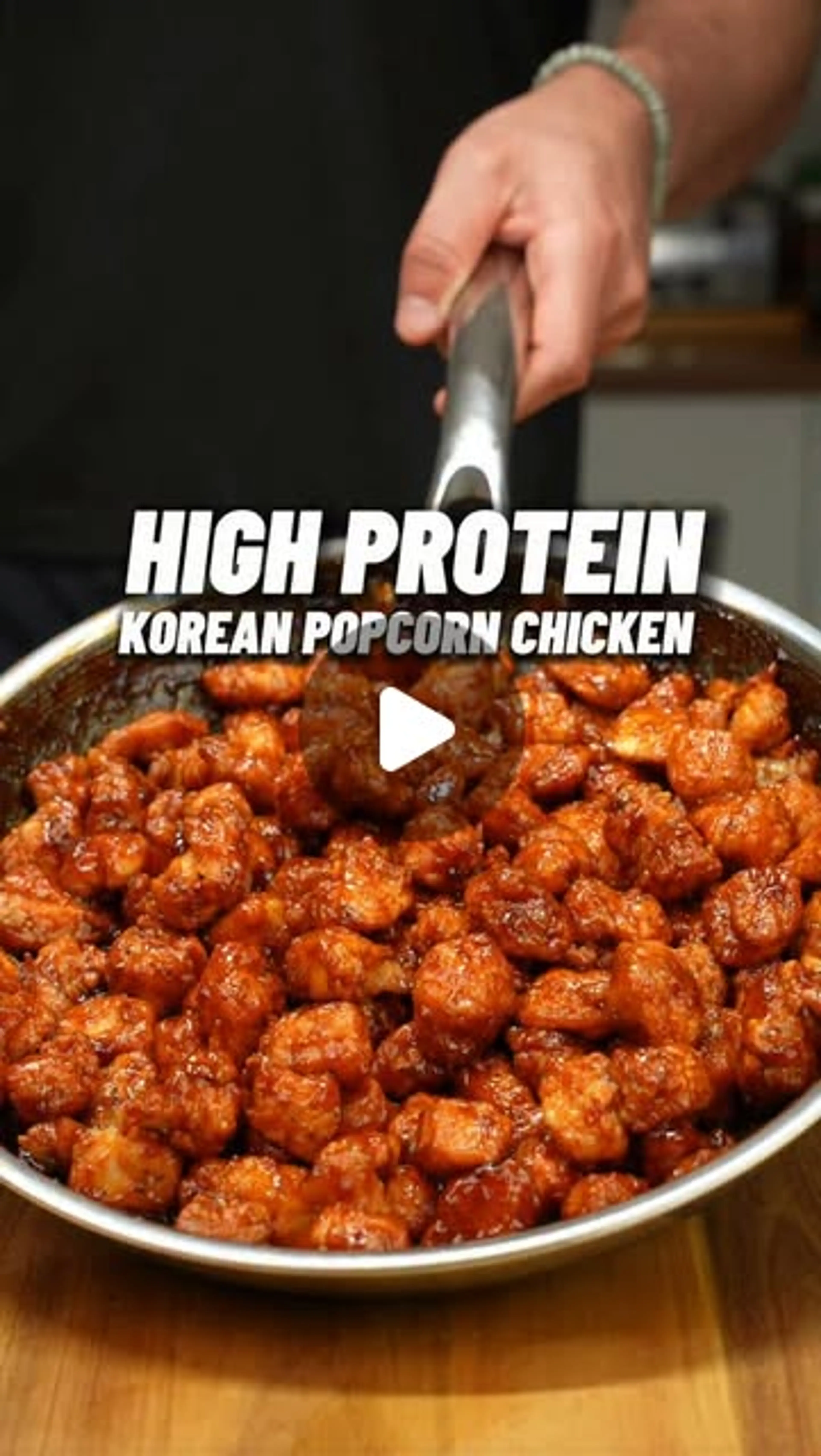 High Protein Crispy Korean Popcorn Chicken