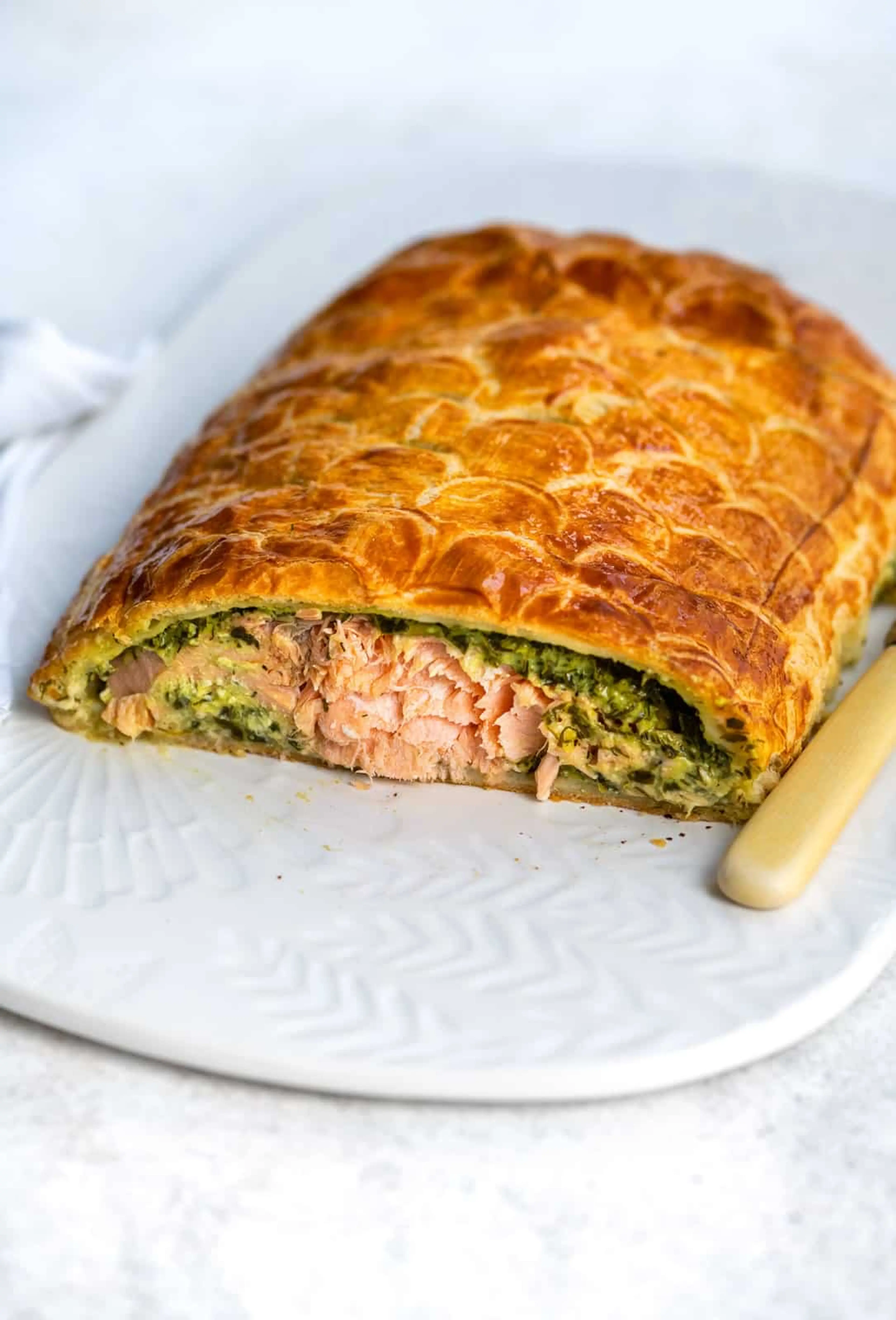 Salmon Wellington (Salmon En Croute)