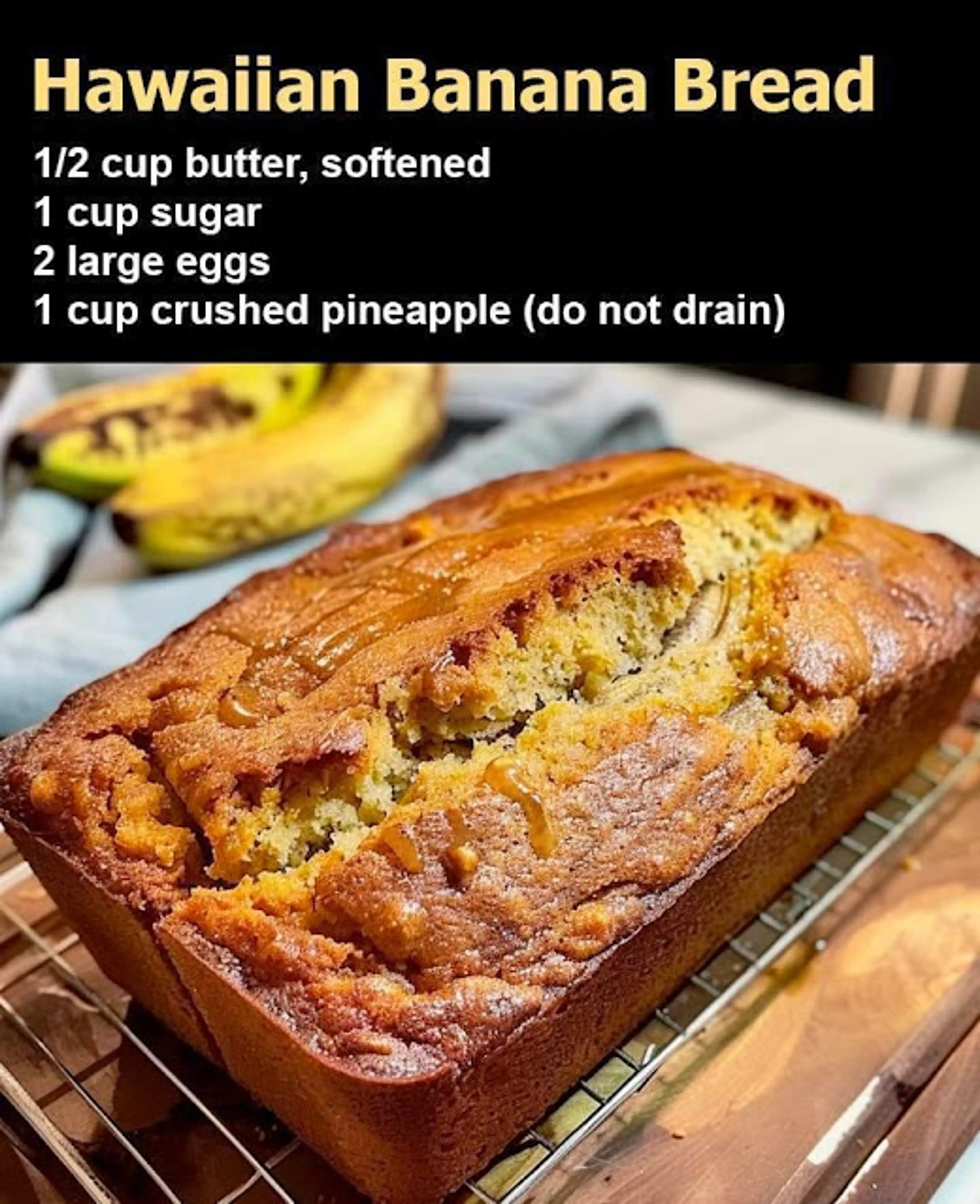 Hawaiian banana bread