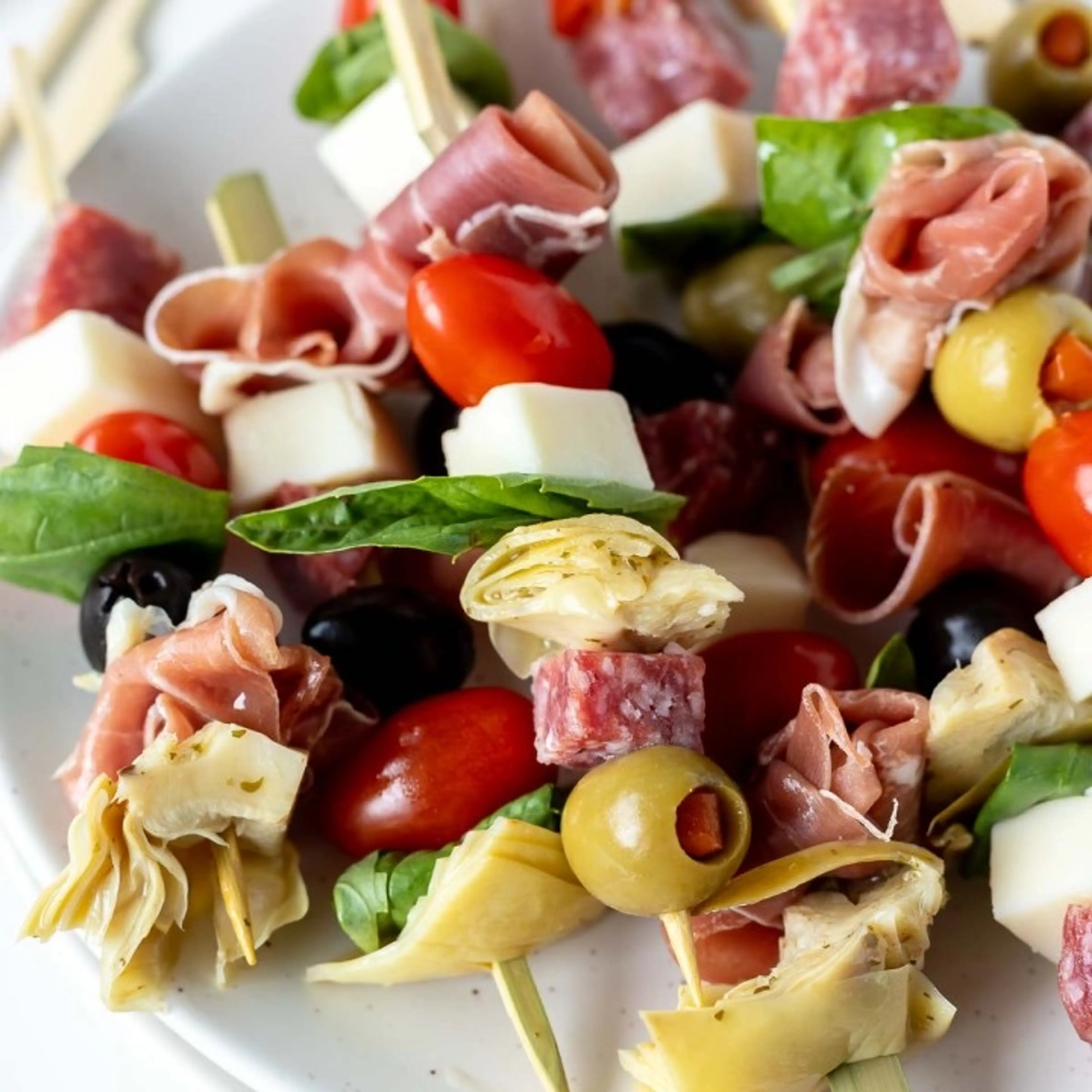 Easy Antipasto Skewers