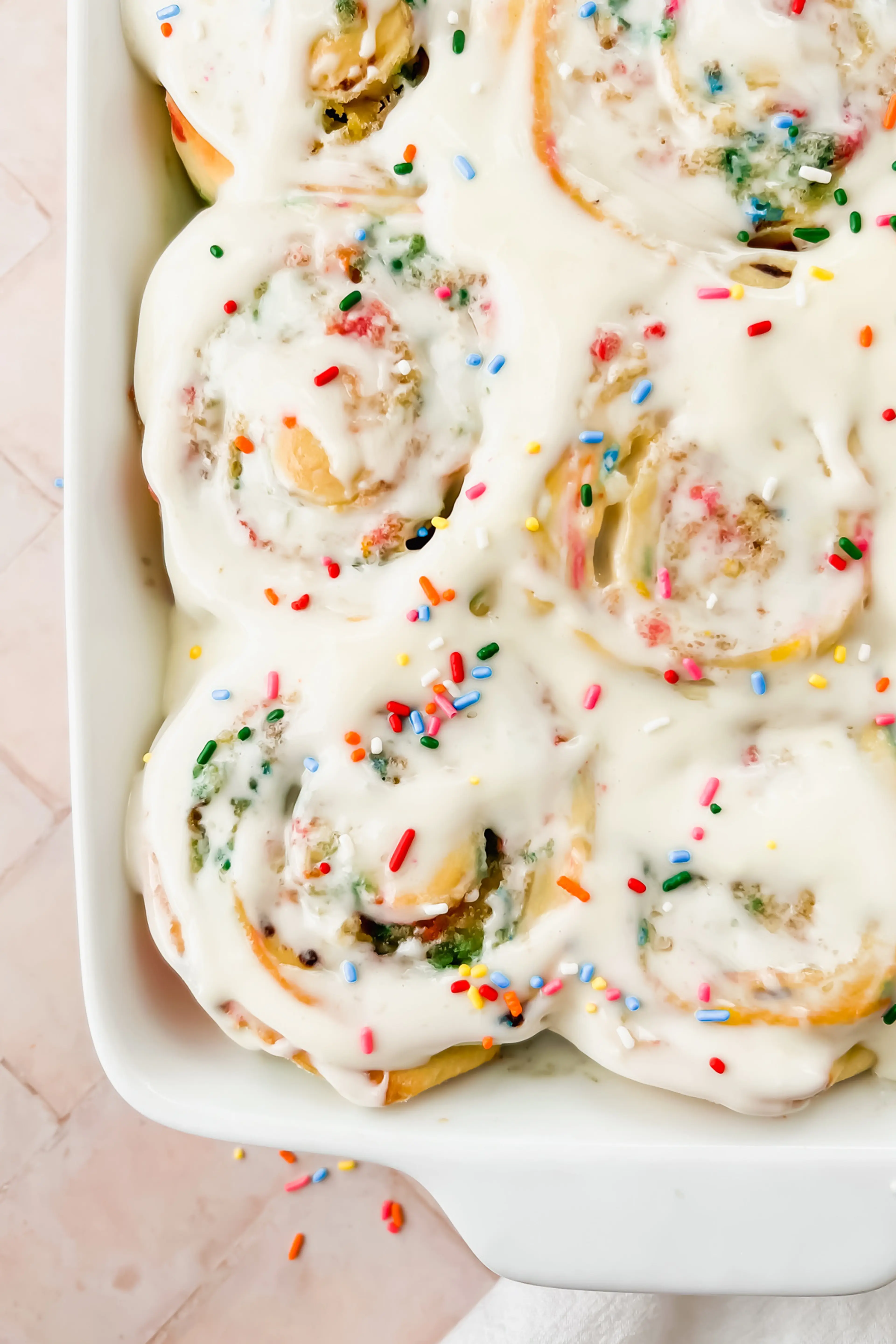 Funfetti Cinnamon Rolls