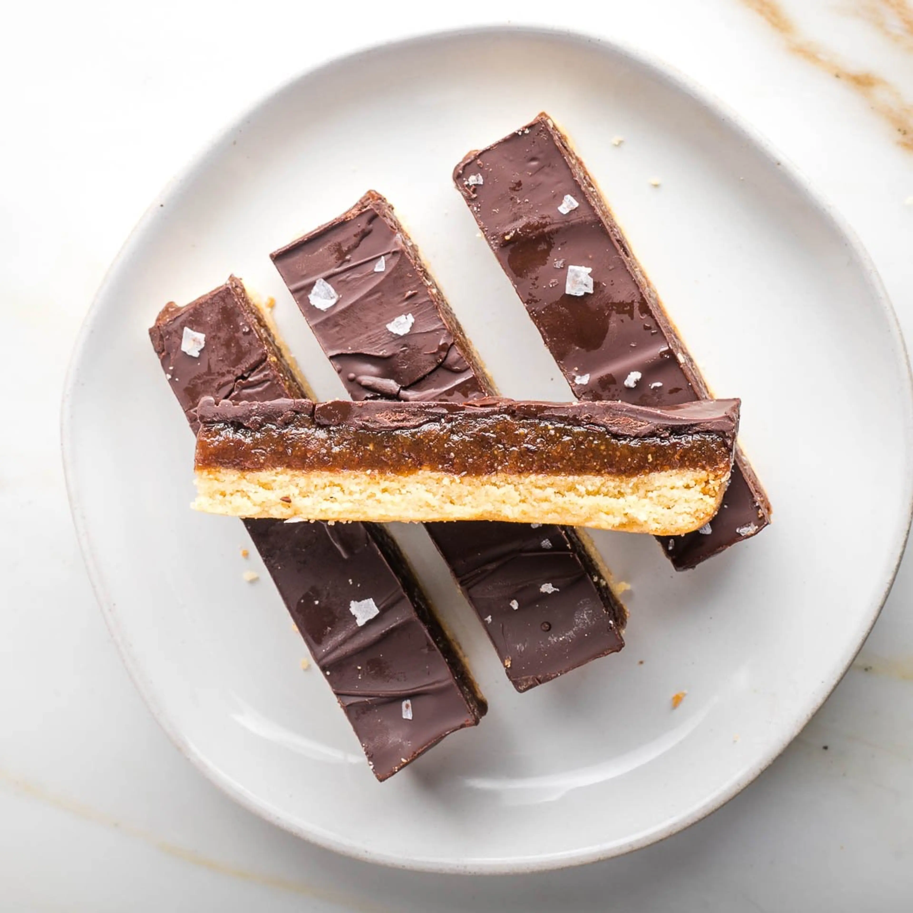 Healthier Homemade Twix Bars