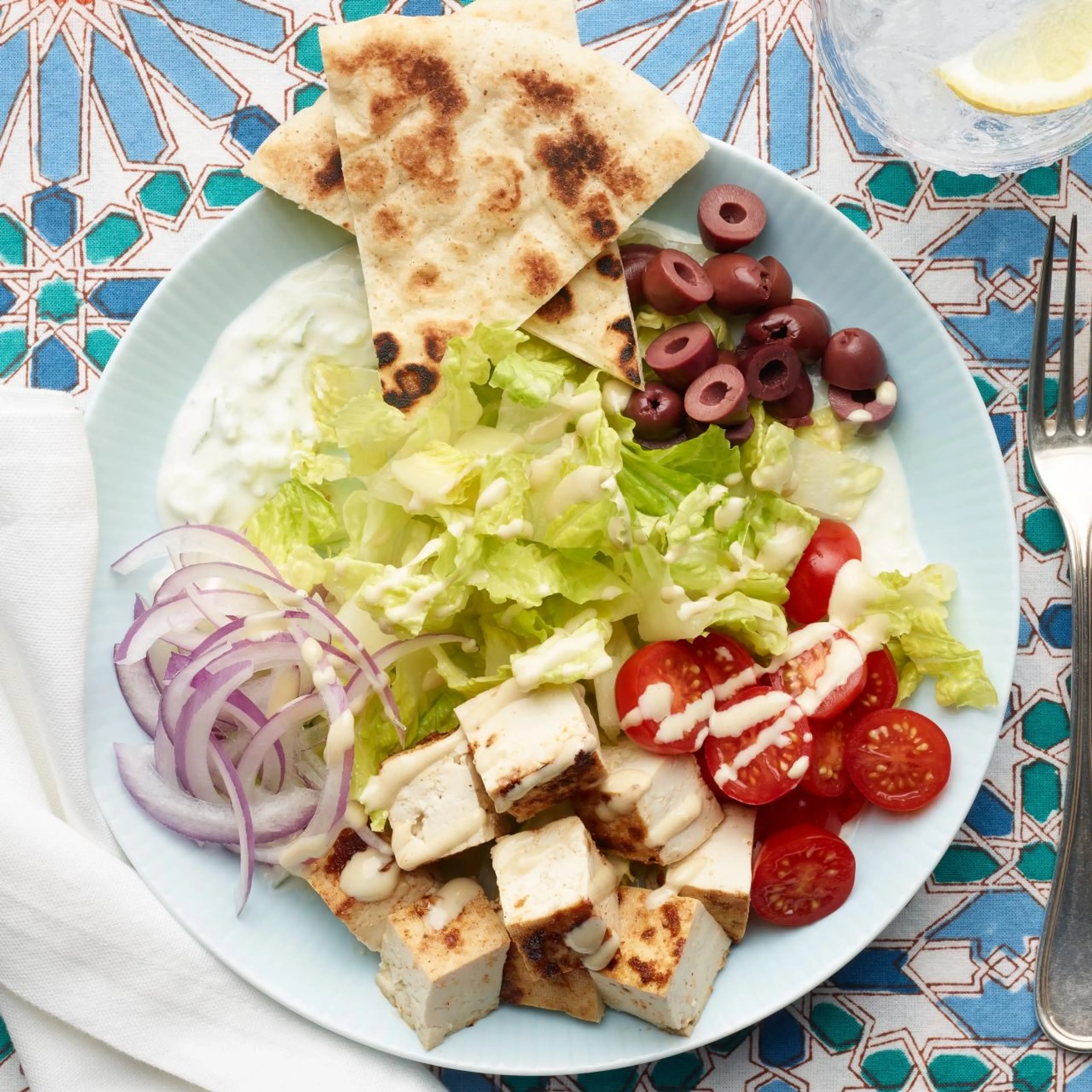 Tofu Tzatziki Bowls