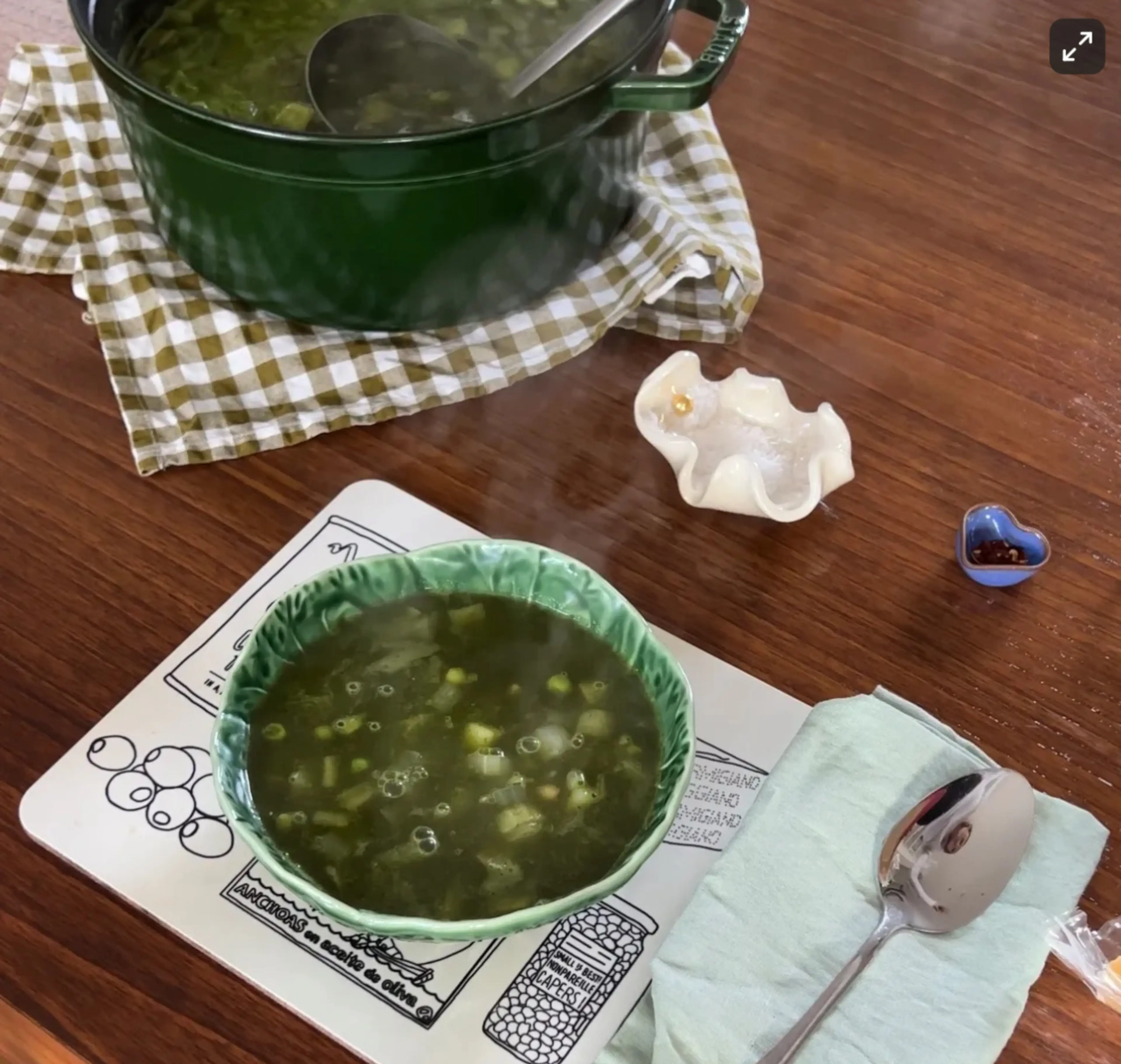 Green Minestrone Soup