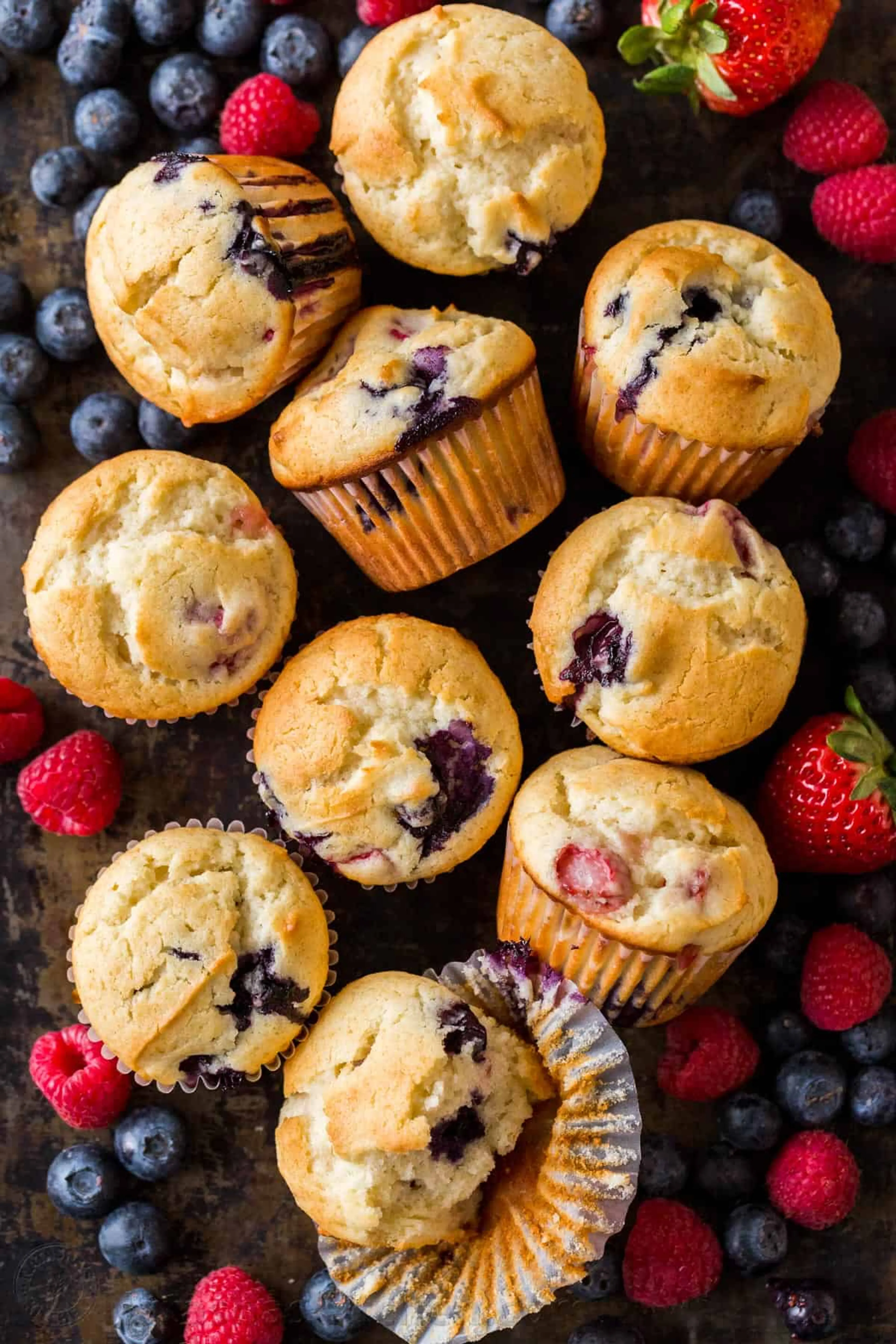 Mixed Berry Muffins