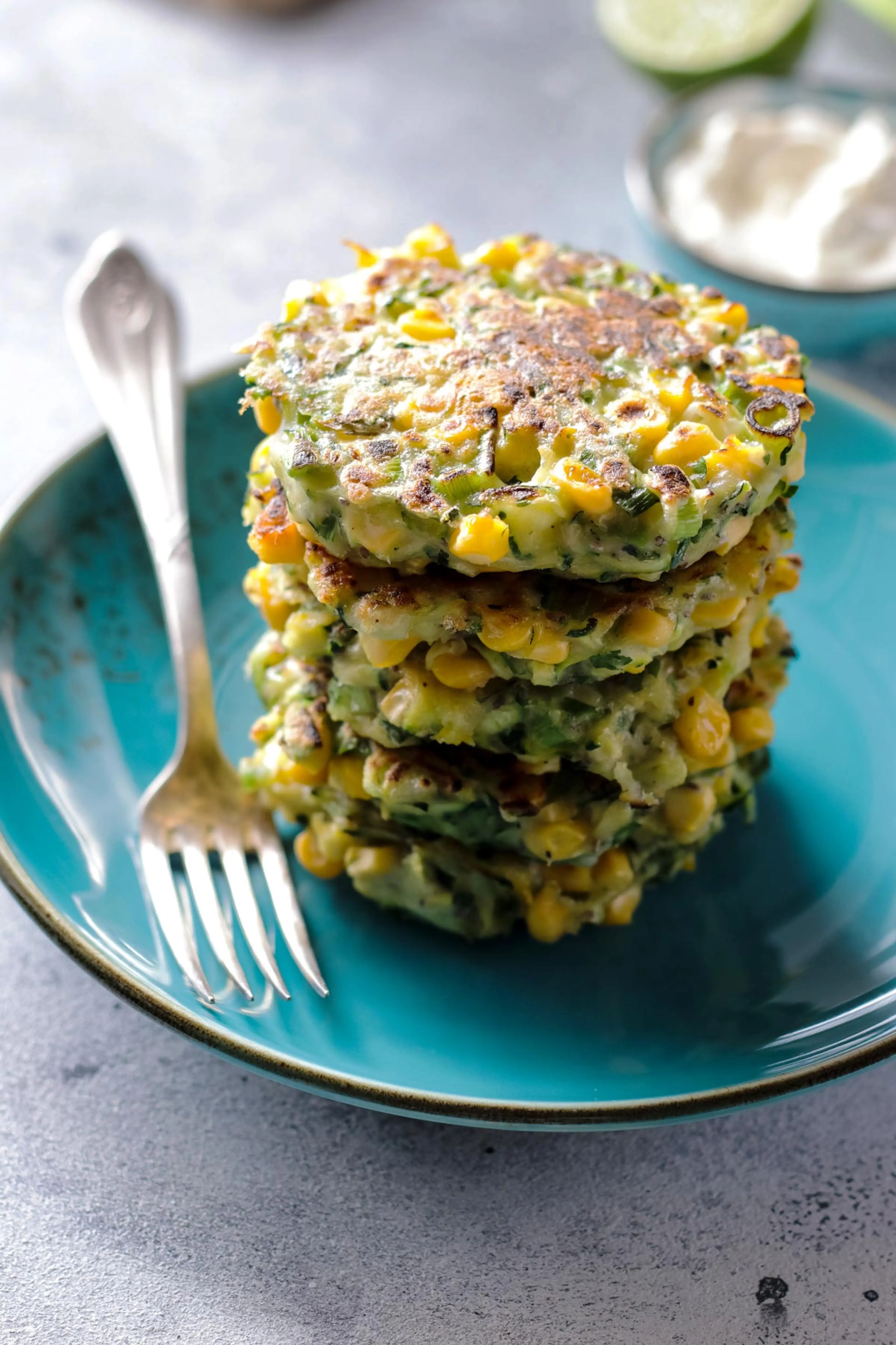 Zucchini and Corn Fritters