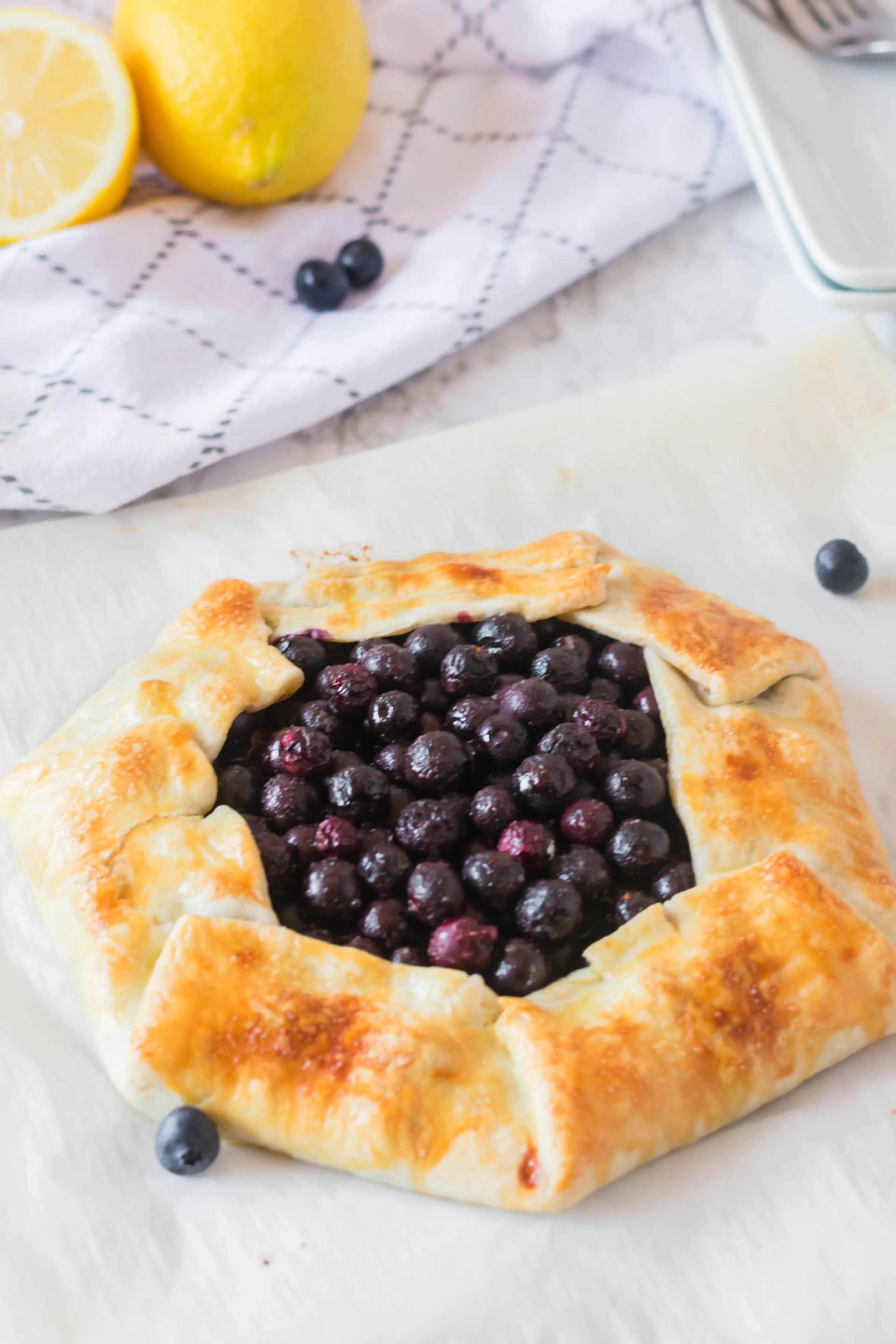 Rustic Blueberry Tart