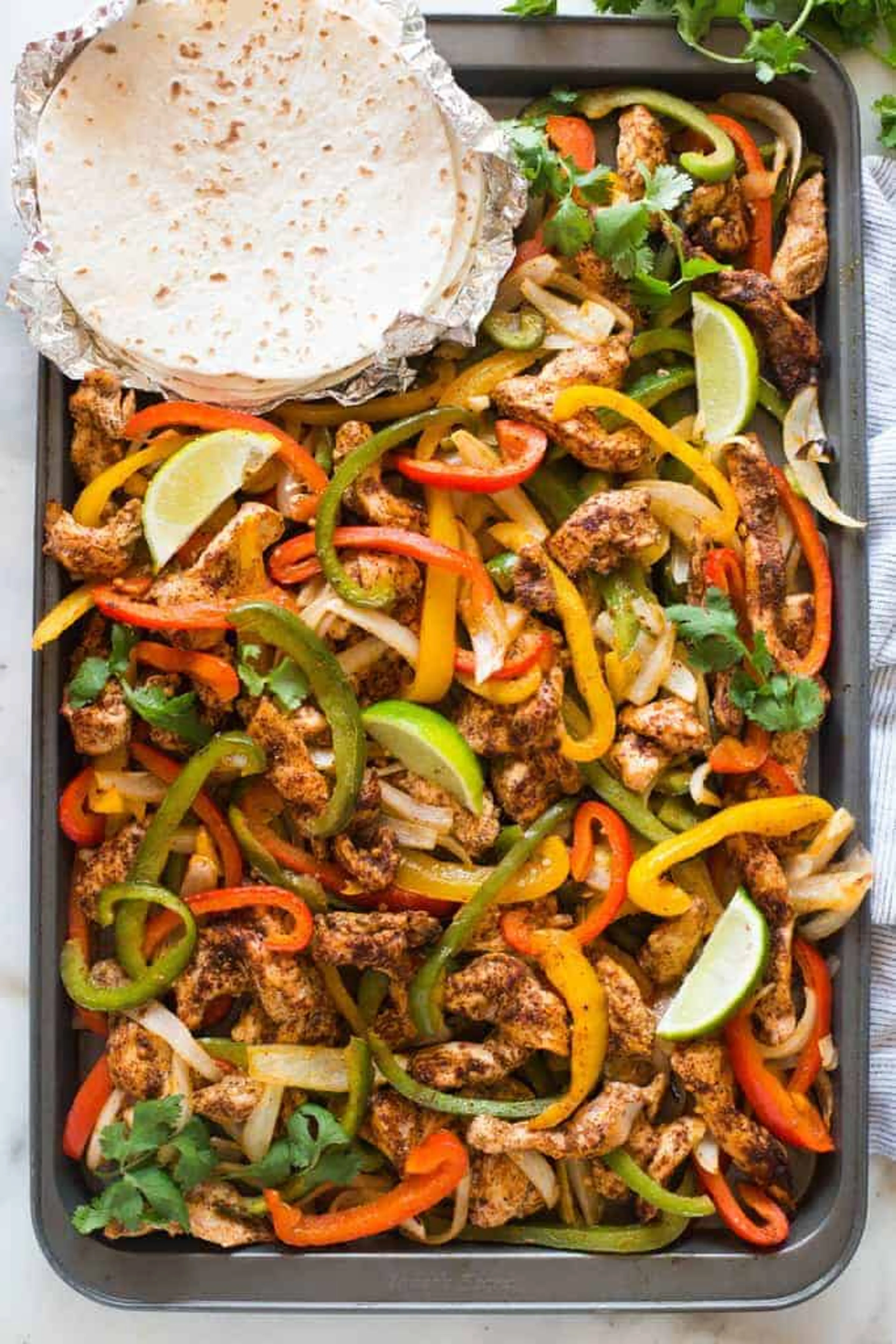 Sheet Pan Chicken Fajitas