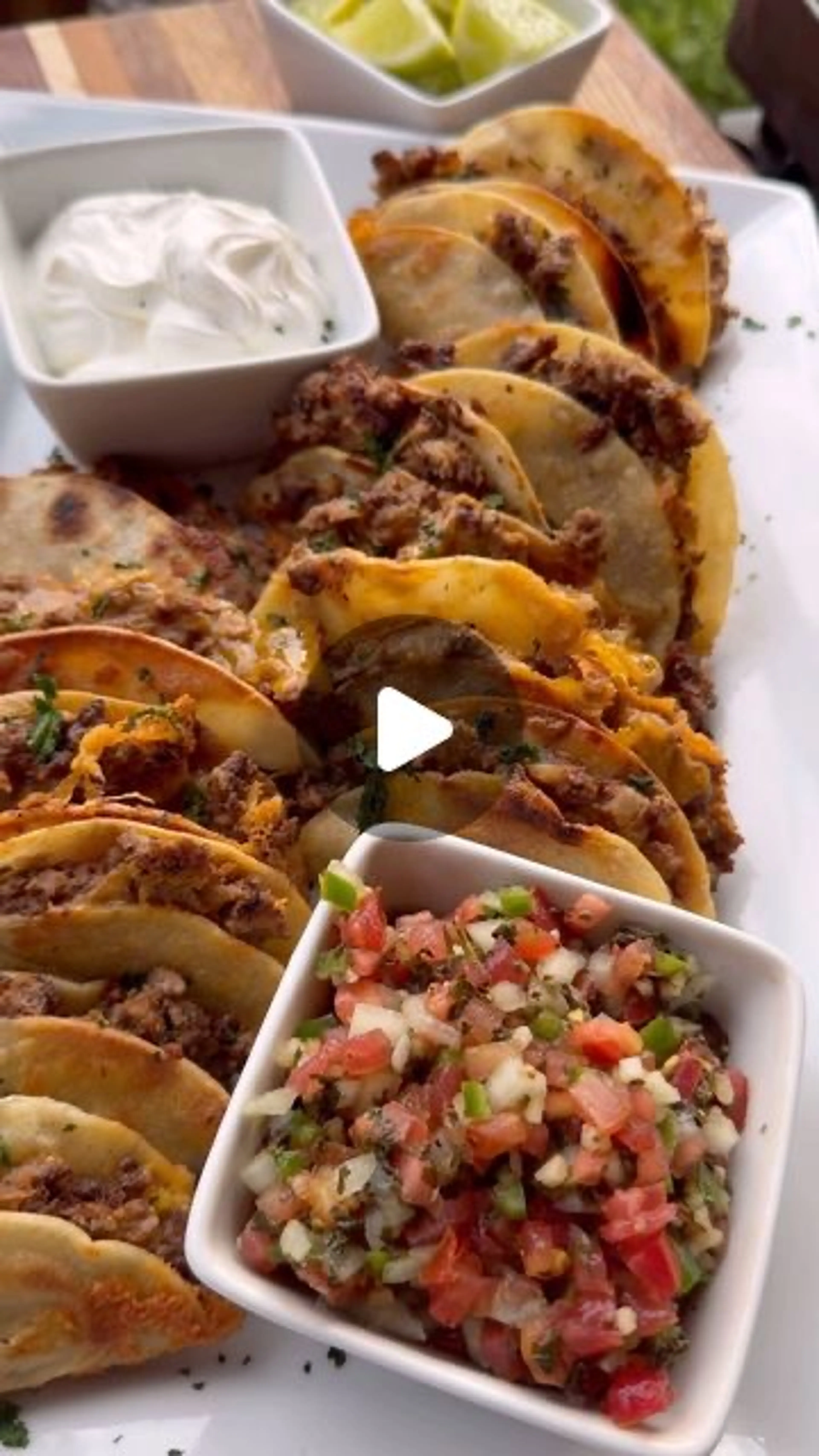 Cheesy Beef and Bean Tacos on the Griddle Won’t Disappoint