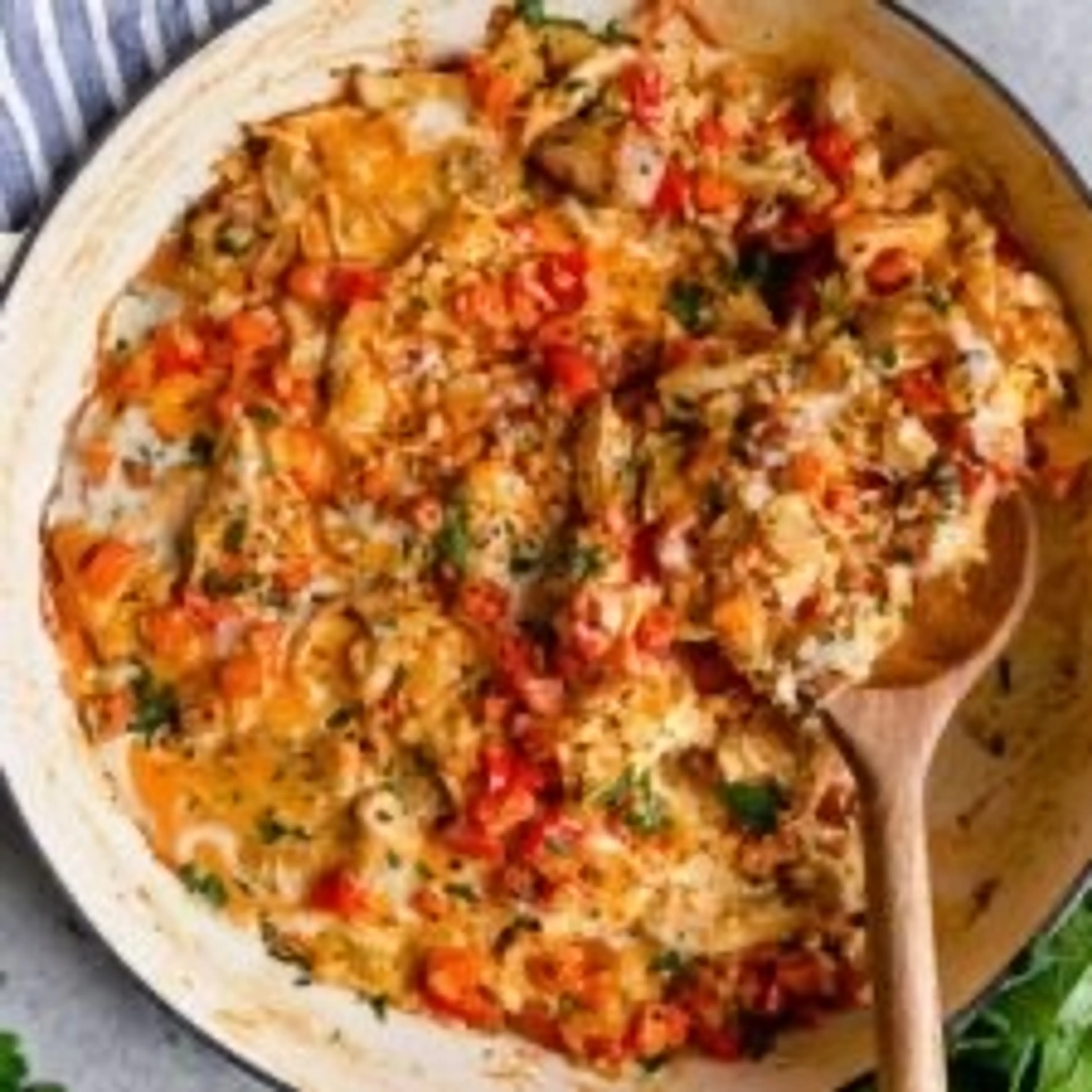 Creamy Buffalo Chicken Casserole