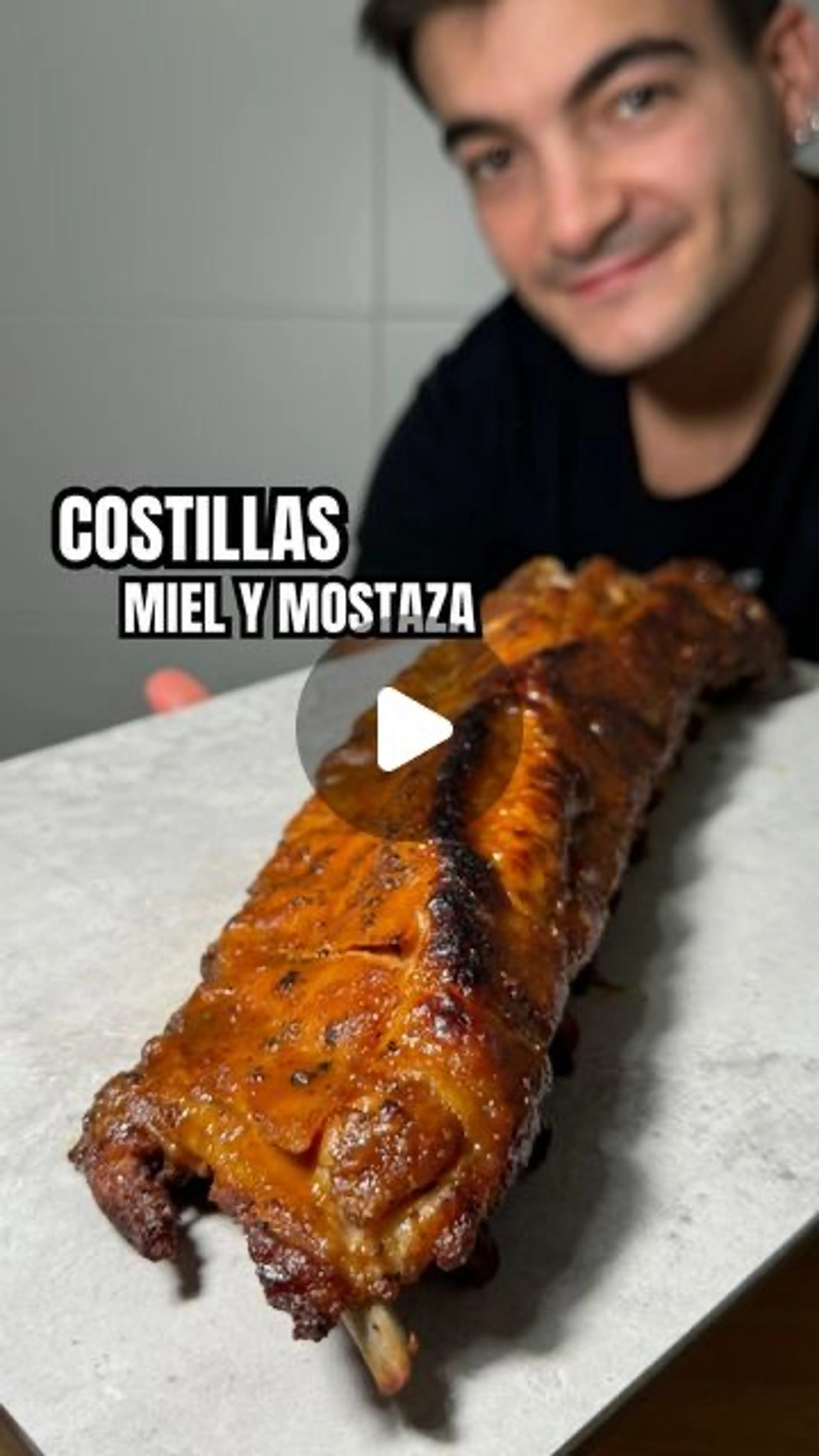 Costillas Miel y mostaza