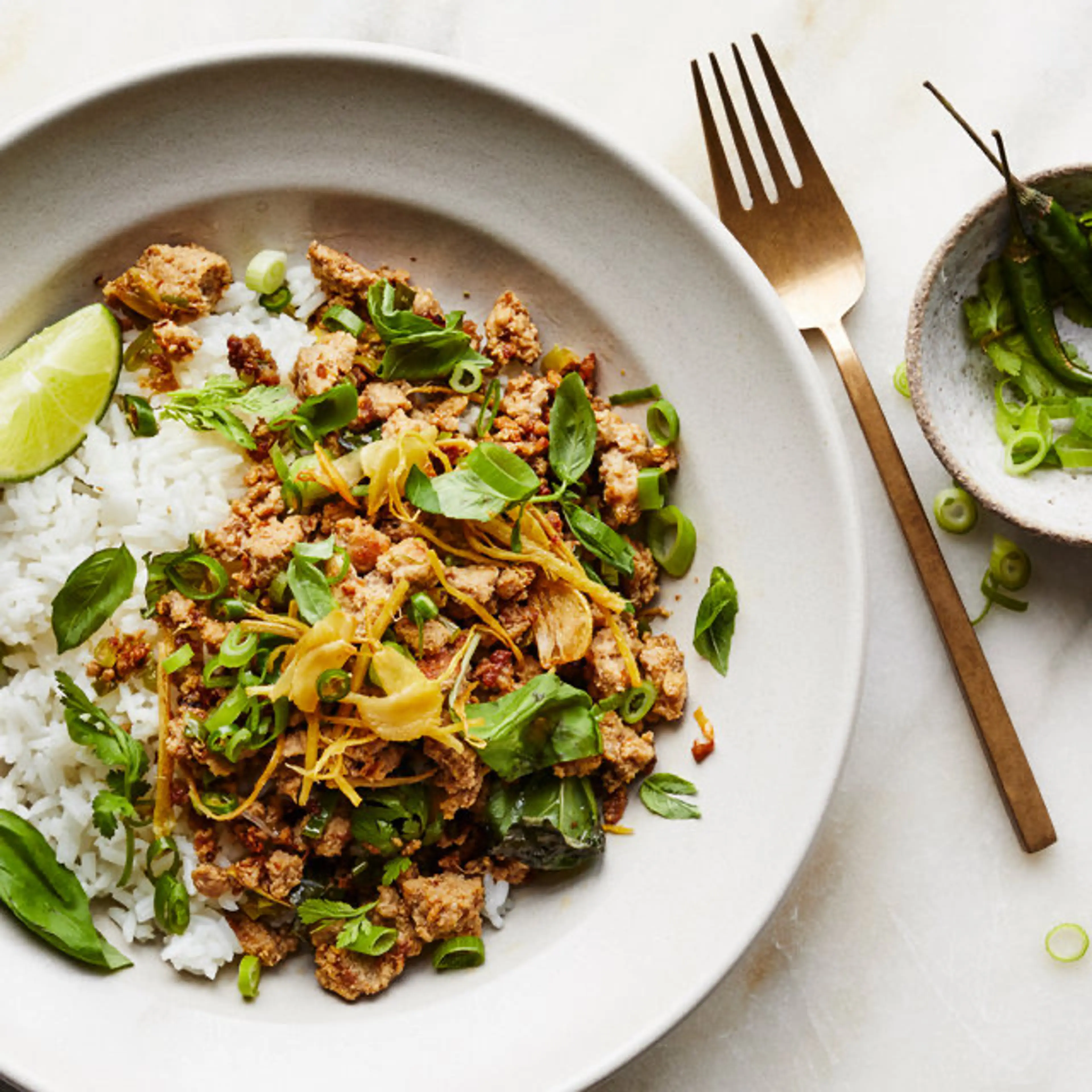 Spicy Turkey Stir-Fry With Crisp Garlic and Ginger