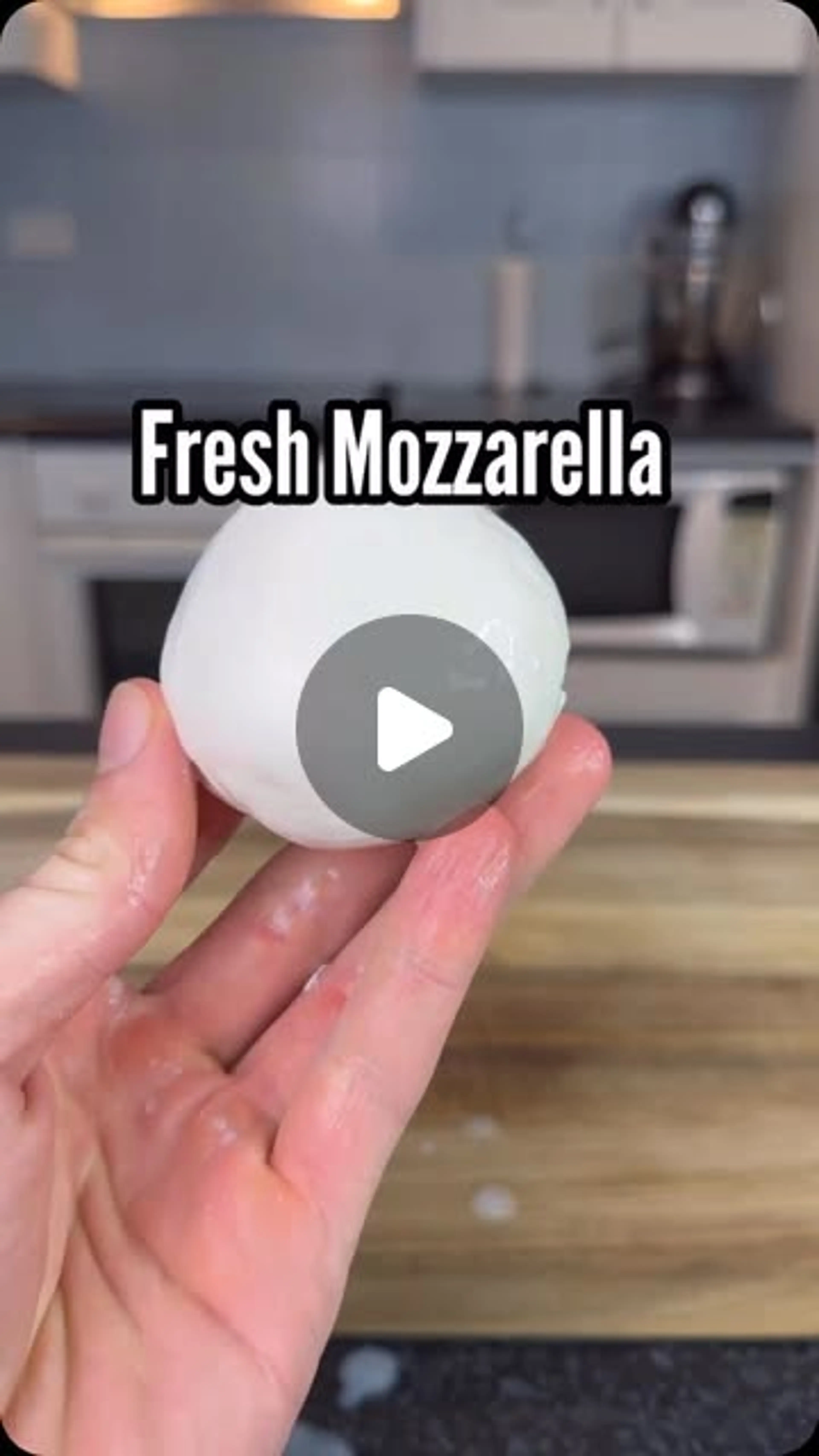 Homemade Fresh Mozzarella