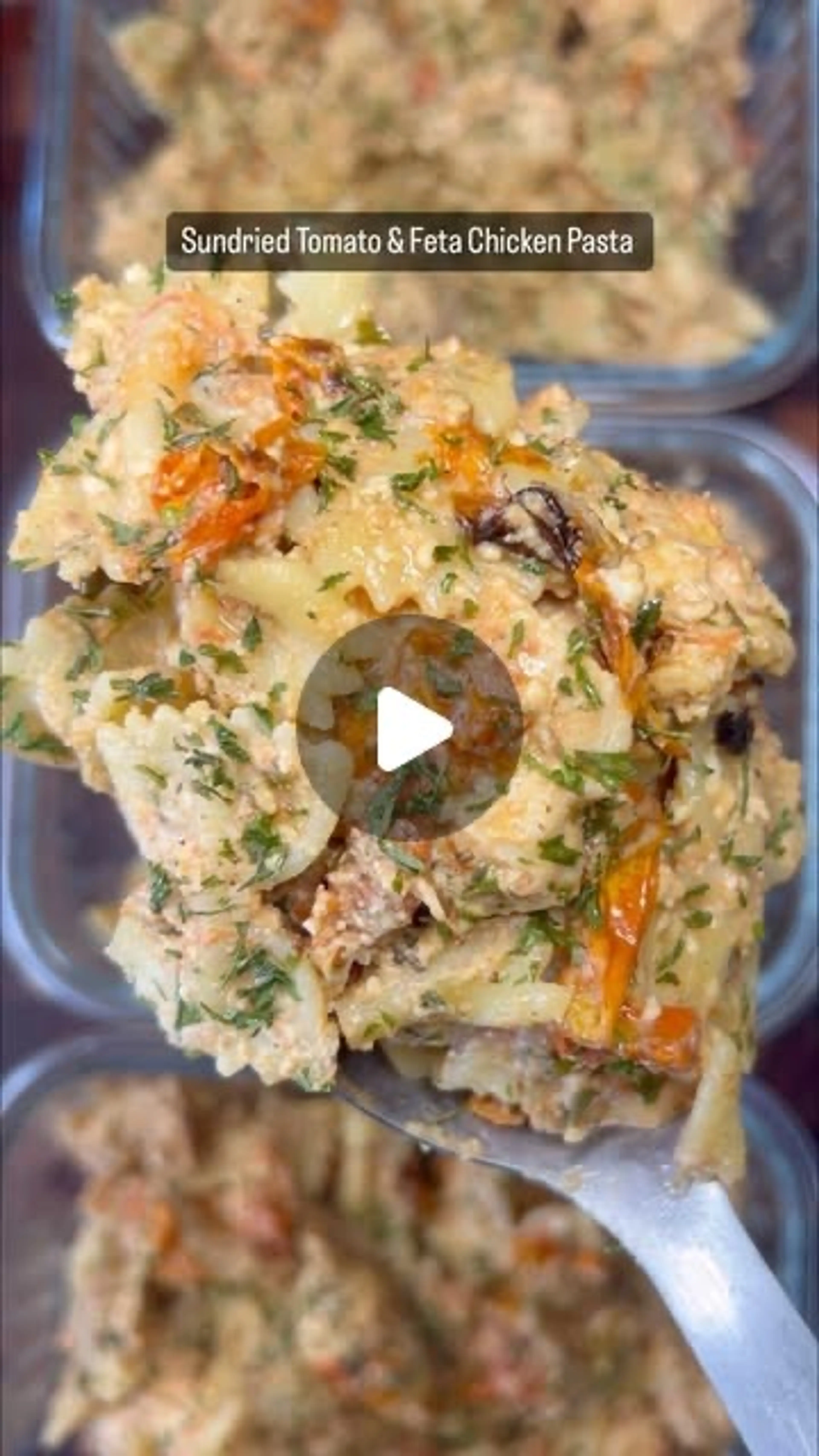 Air Fryer Feta and Sundried Tomato Pasta Chicken! Only 613 C